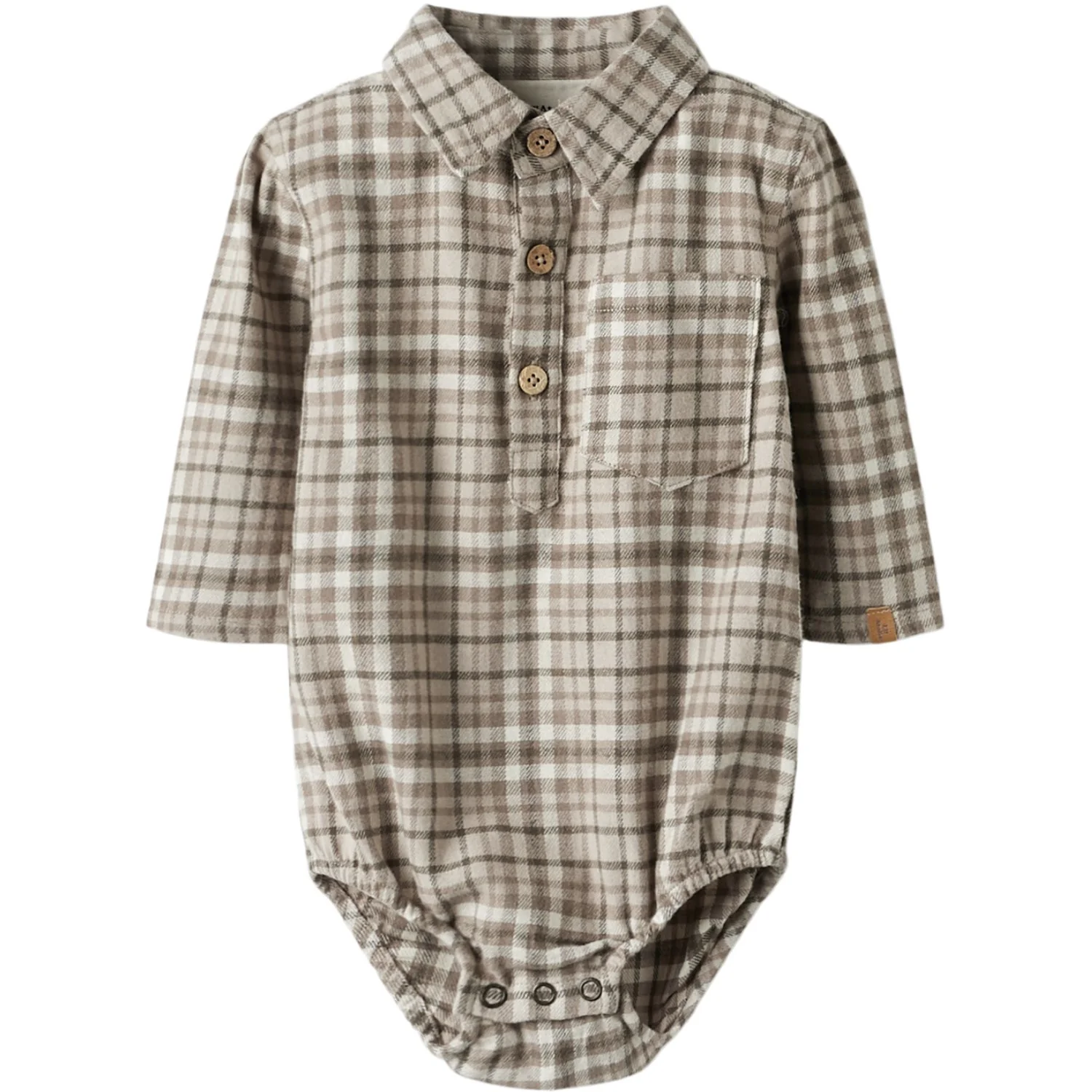Lil'Atelier Sepia Tint Nbmrebel Ls Body Skjorte Lil