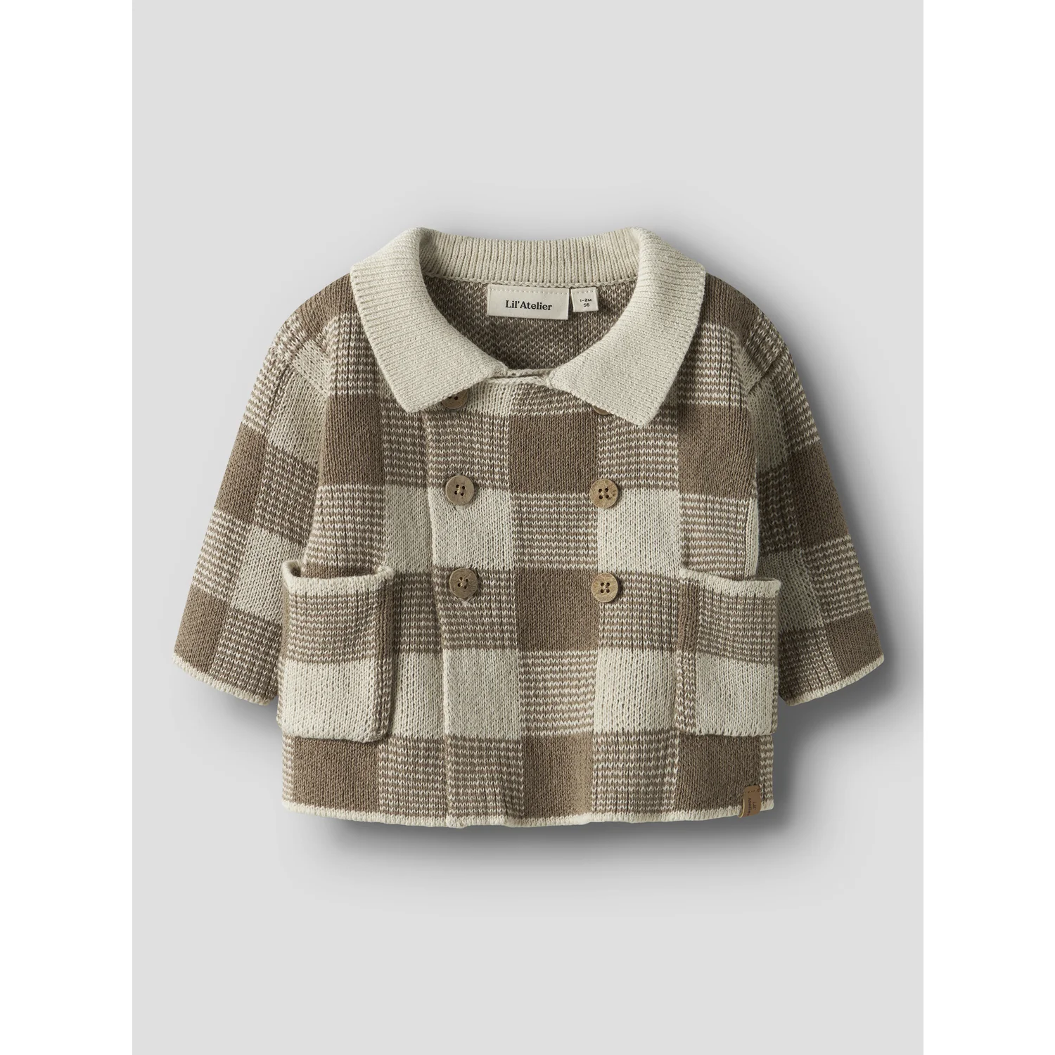 Lil'Atelier Sepia Tint Nbmrobo Ls Loose Strik Card Lil - Image 4