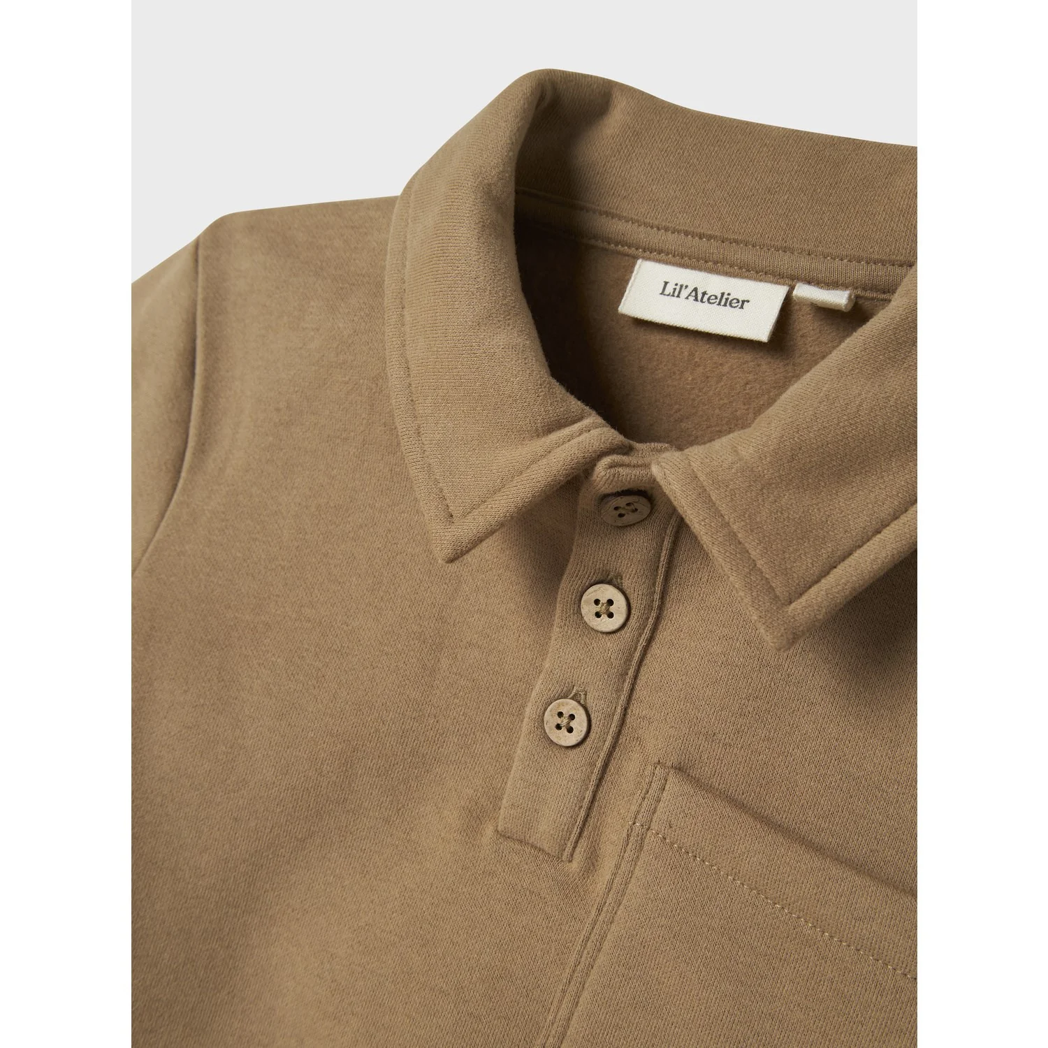 Lil'Atelier Sepia Tint Nmmilondon Roa Ls Loose Sweat Lil - Image 3