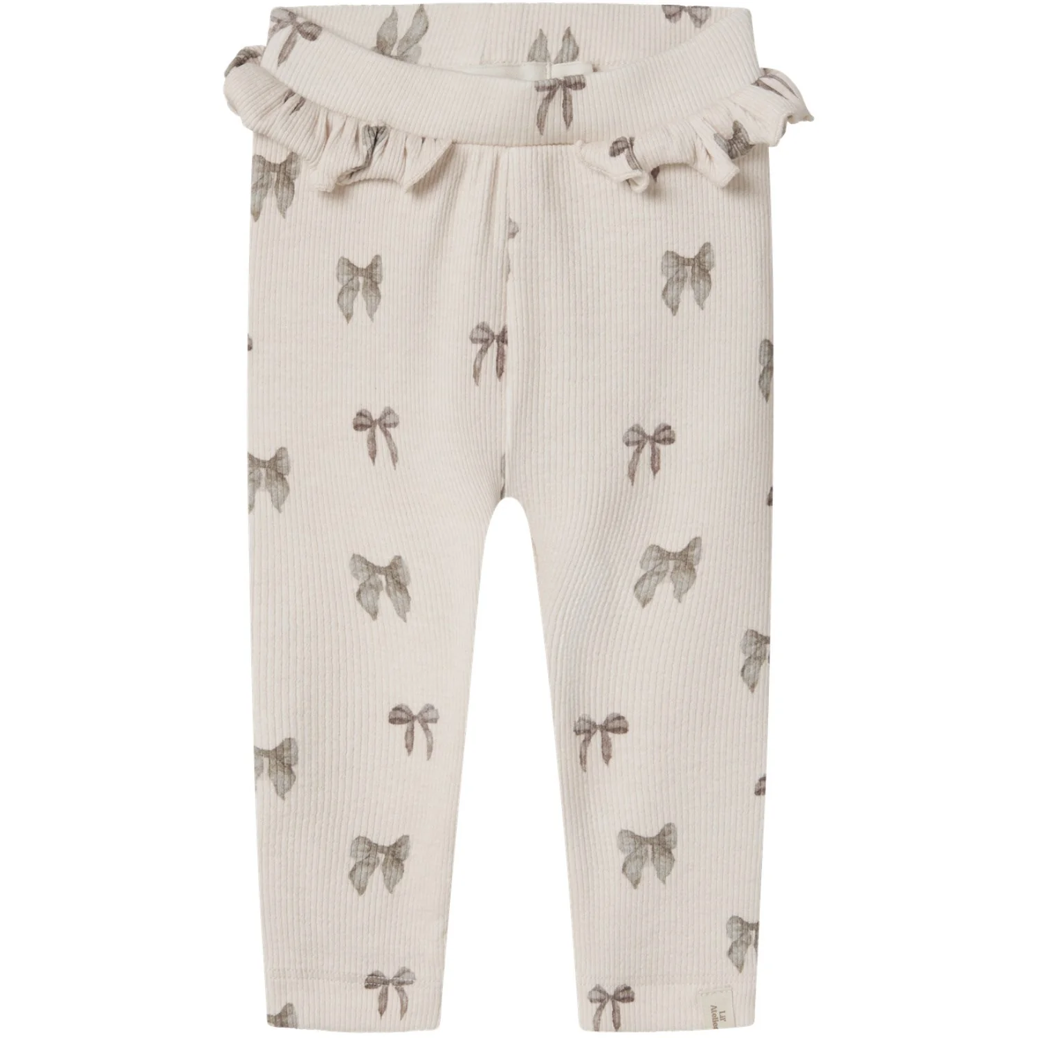 Lil'Atelier Silver Peony Bow Nbfgavo Efi Slim Leggings Lil Noos