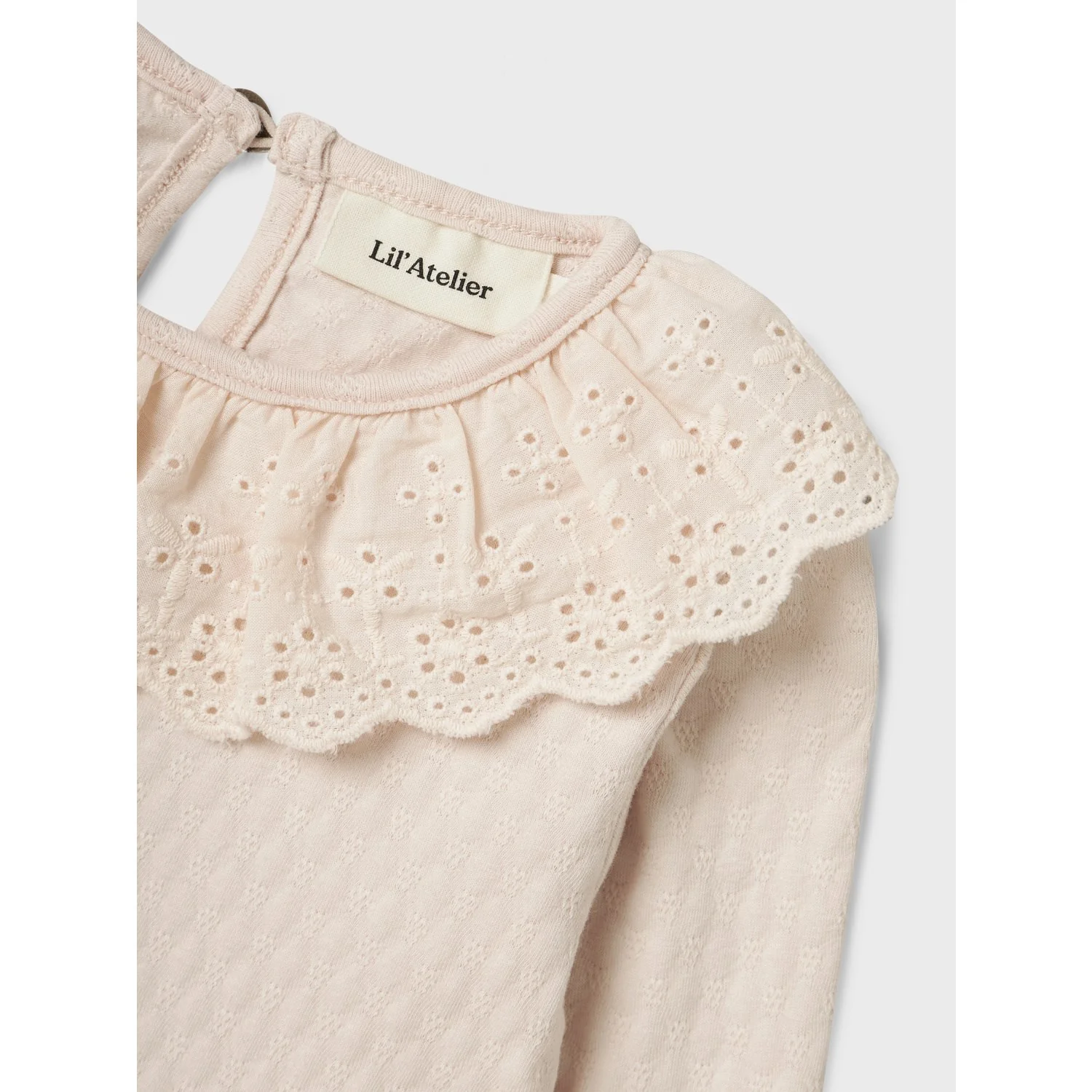 Lil'Atelier Silver Peony Nmfkira Ls Slim Top Lil - Image 2