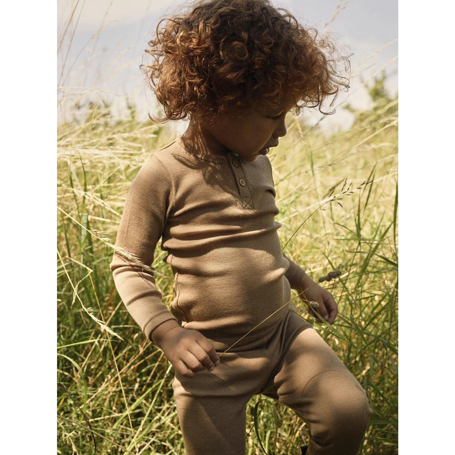 Lil'Atelier Tigers Eye Nmnnoel Neb Uld Ls Slim Top Lil - Image 2