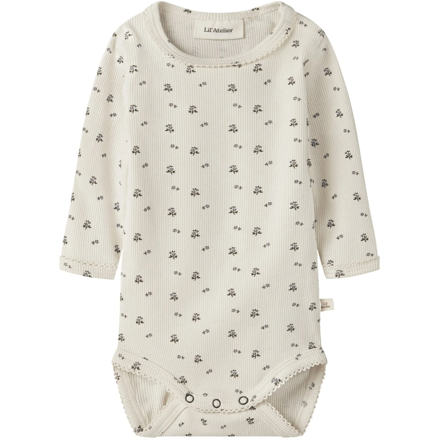 Lil'Atelier Turtledove Blue Flower Nbflago Mau Ls Slim Body Lil