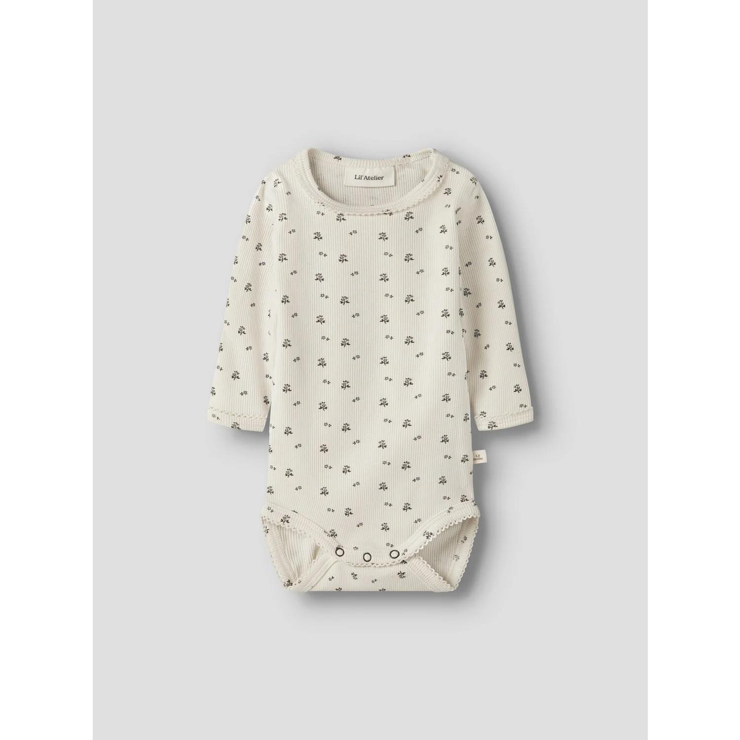 Lil'Atelier Turtledove Blue Flower Nbflago Mau Ls Slim Body Lil - Image 4