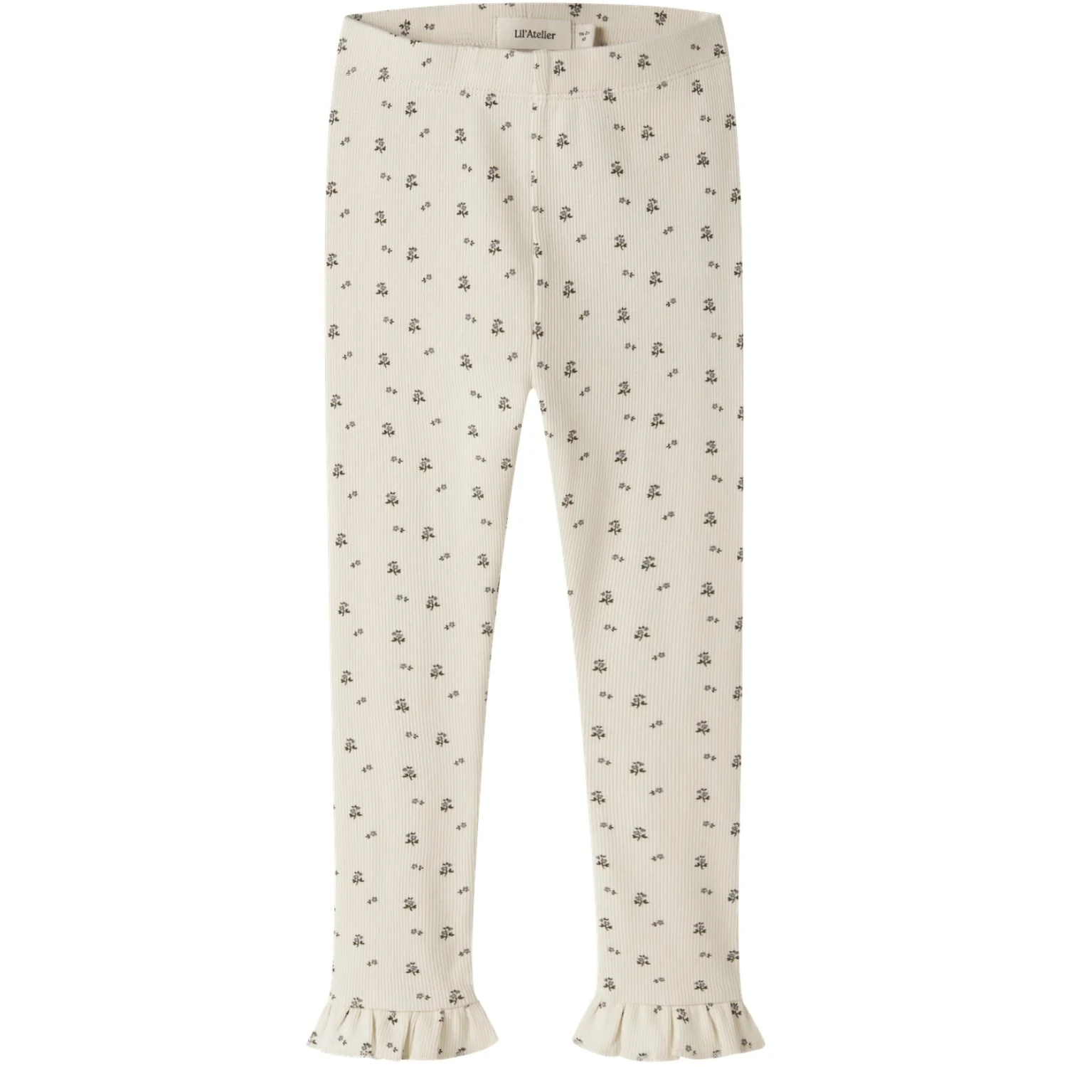 Lil'Atelier Turtledove Blue Flower Nmflago Mer Slim Leggings Lil