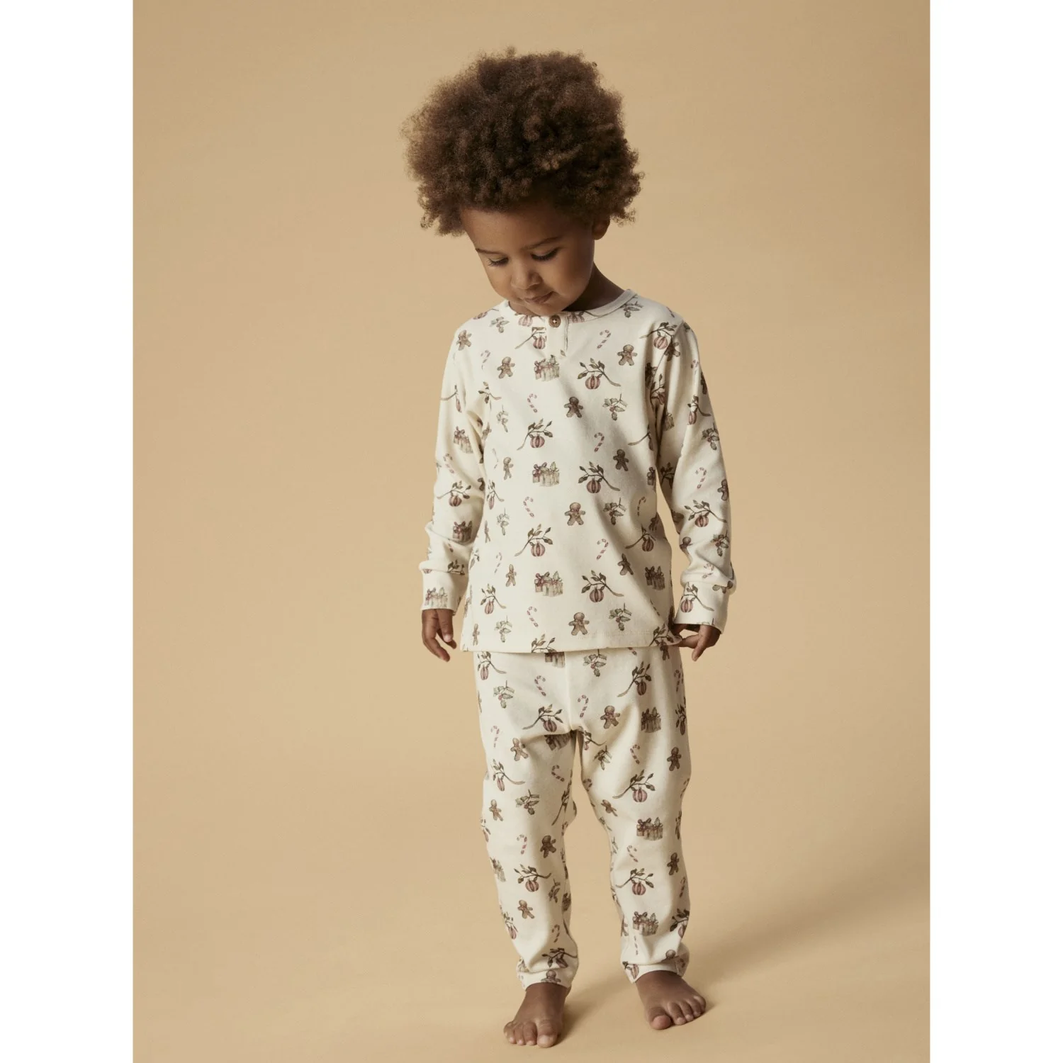 Lil’Atelier Jule Nattøj sæt Turtledove Christmas GIT Ls - Image 2