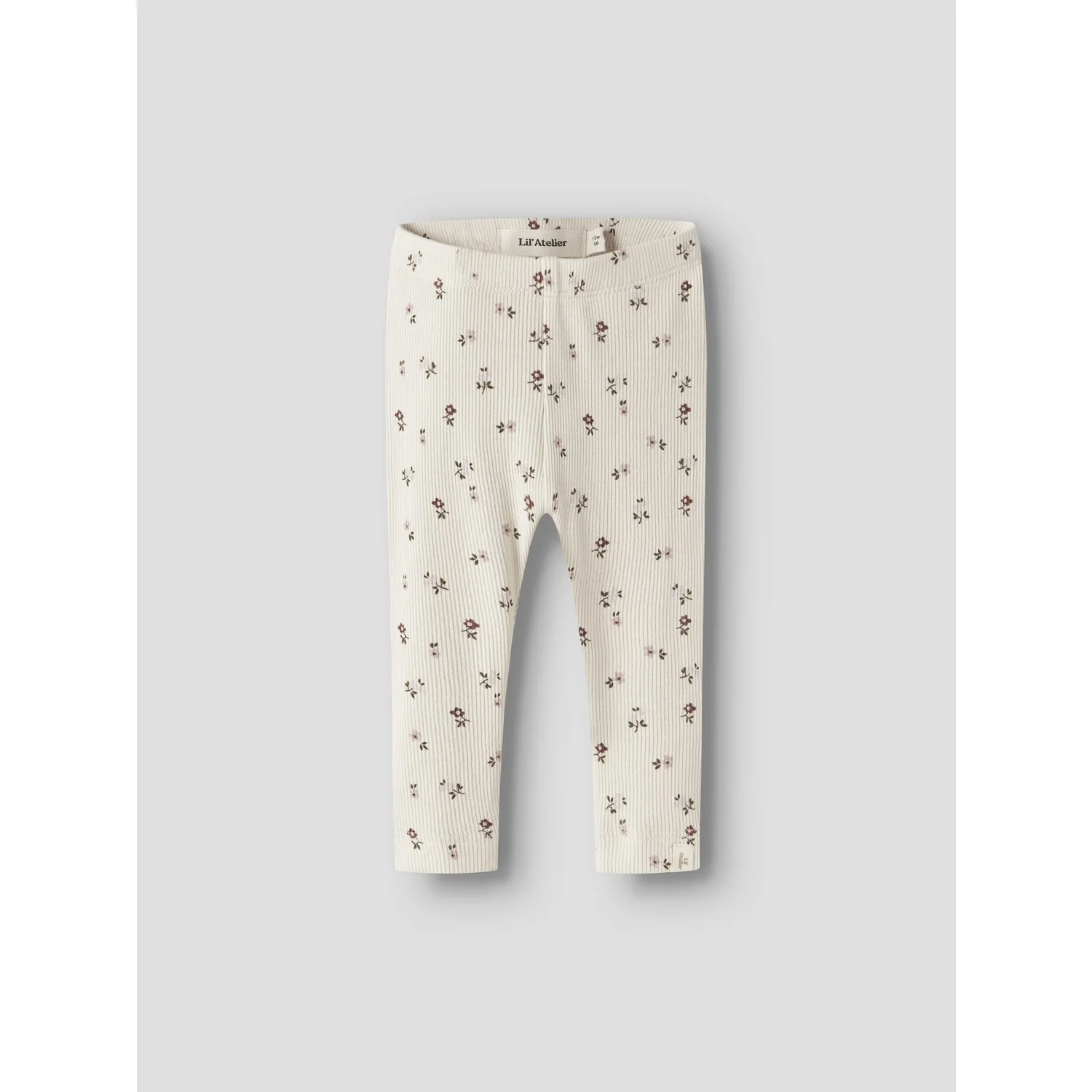 Lil'Atelier Turtledove Floral -Nbfgago Slim Leggings Lil Noos - Image 2