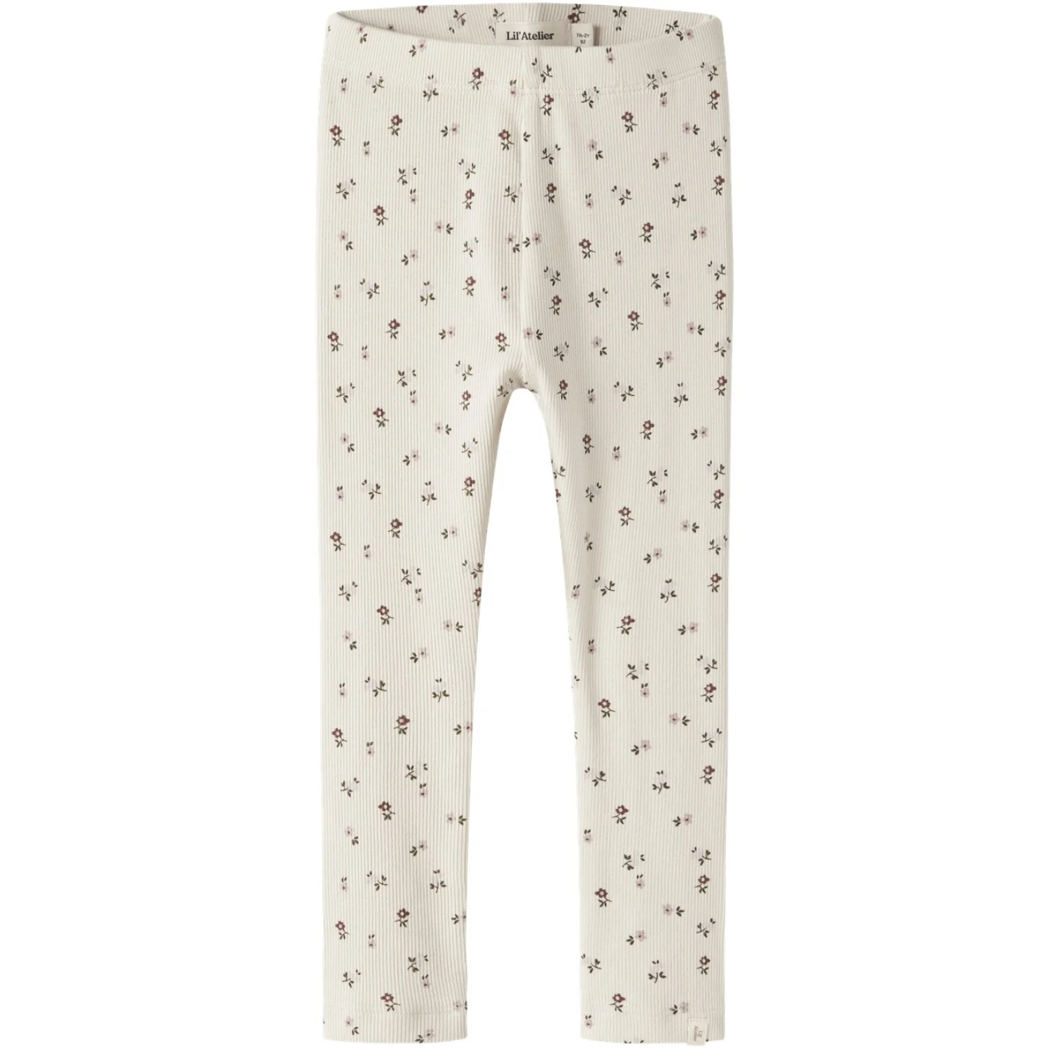 Lil'Atelier Turtledove Floral Nmfgago Slim Leggings Lil Noos