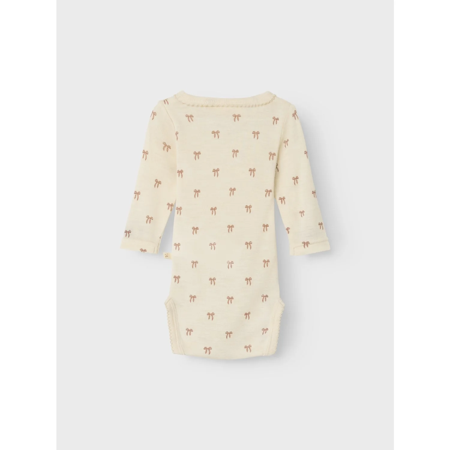 Lil'Atelier Turtledove Melange Nbfnalu Ls Wo/Mo Slim Body Lil Noos - Image 6