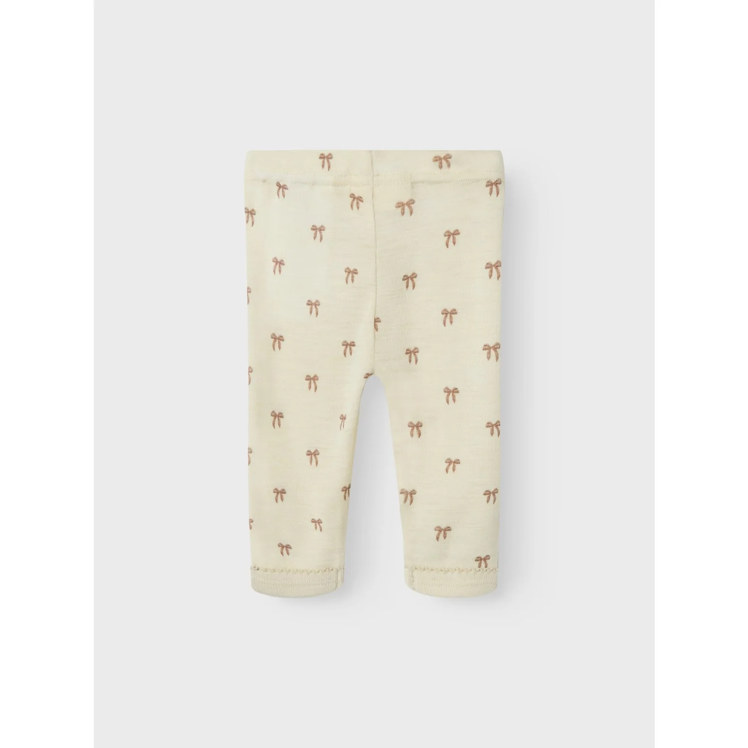 Lil'Atelier Turtledove Melange Nbfnalu Wo/Mo Slim Leggings Lil Noos - Image 4