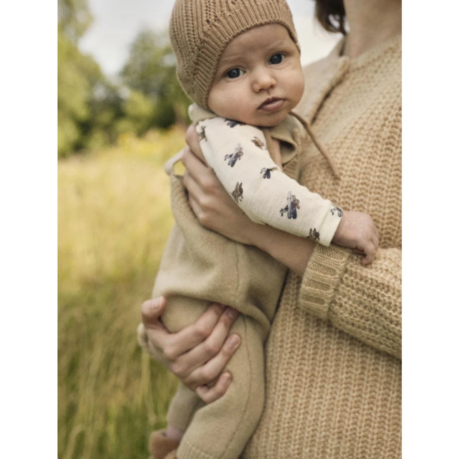 Lil'Atelier Turtledove Melange Nbmnalu Wo/Mo Ls Slim Body Lil Noos - Image 2