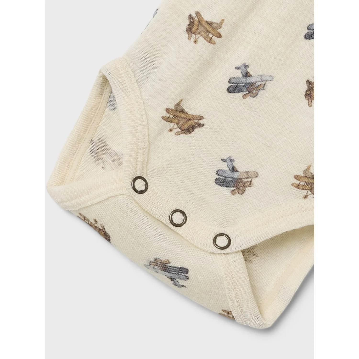 Lil'Atelier Turtledove Melange Nbmnalu Wo/Mo Ls Slim Body Lil Noos - Image 4