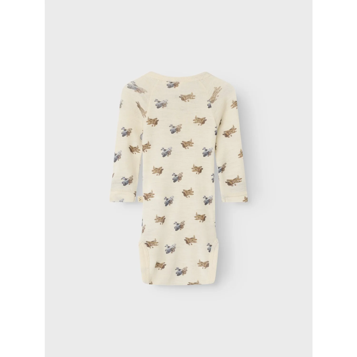 Lil'Atelier Turtledove Melange Nbmnalu Wo/Mo Ls Slim Body Lil Noos - Image 5