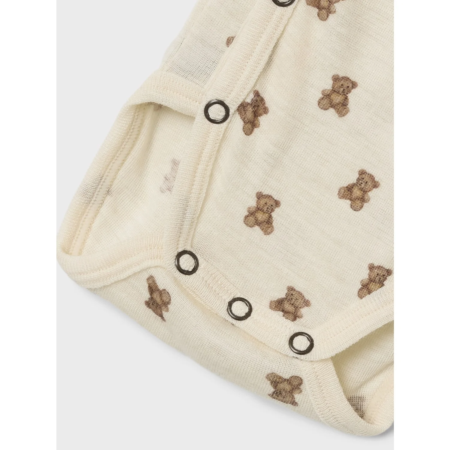 Lil'Atelier Turtledove Melange Nbnnalu Wo/Mo Ls Slim Slå-om Body Lil - Image 5