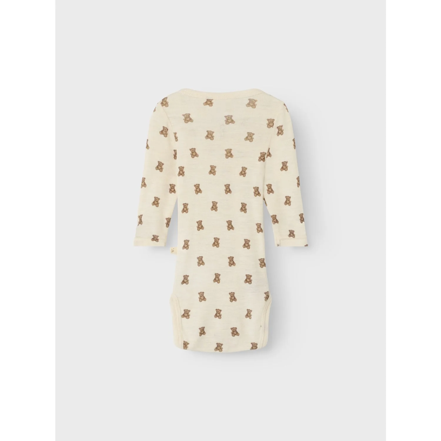 Lil'Atelier Turtledove Melange Nbnnalu Wo/Mo Ls Slim Slå-om Body Lil - Image 6