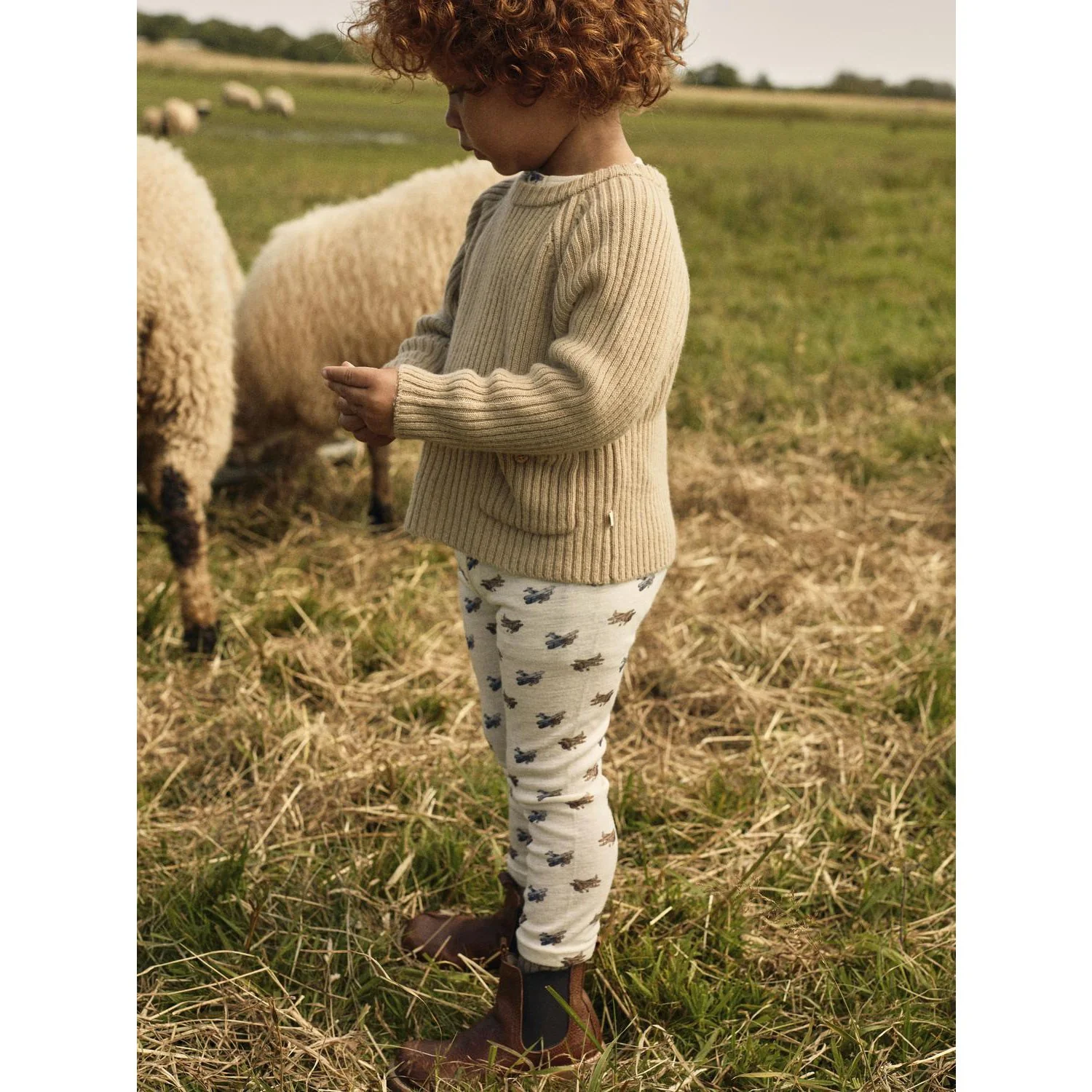 Lil'Atelier Turtledove Melange Nmmnalu Wo/Mo Slim Leggings Lil - Image 2