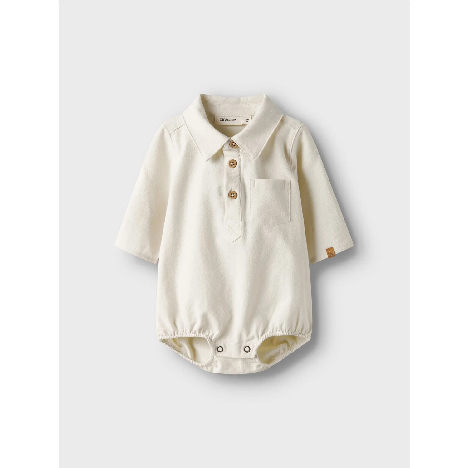 Lil'Atelier Turtledove Nbmhadam Ls Body Skjorte Lil - Image 3