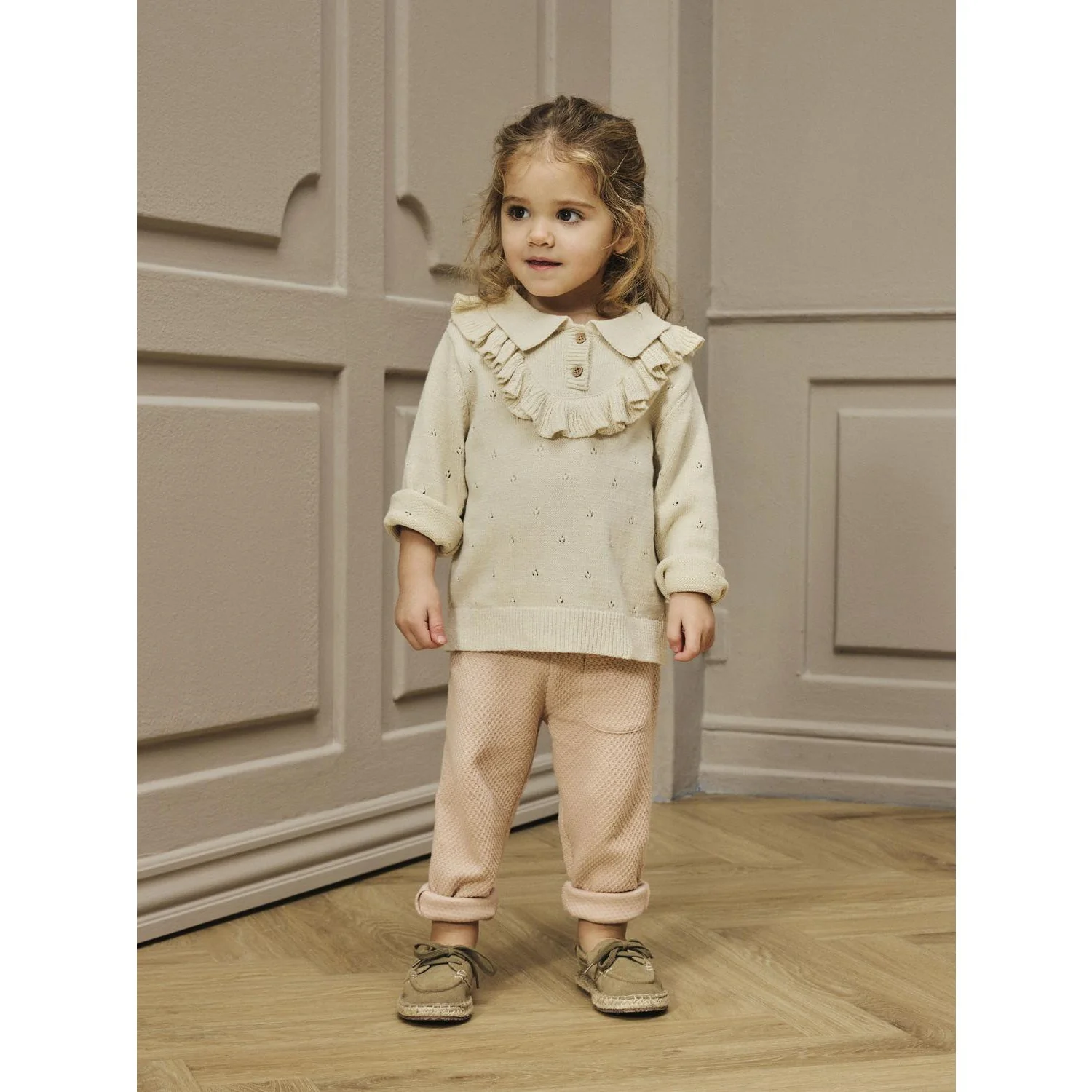 Lil'Atelier Turtledove Nmfnakita Ls Loose Strik Lil - Image 2