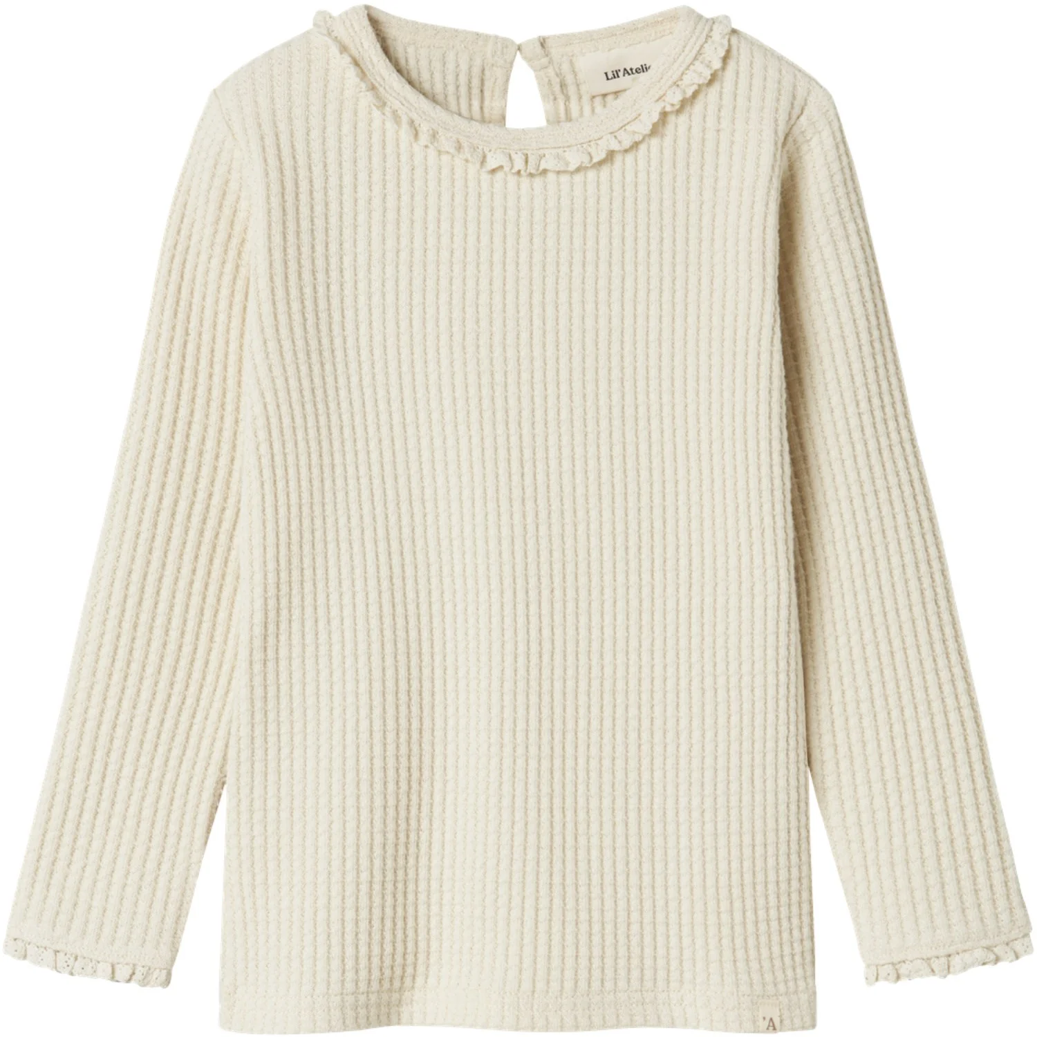 Lil'Atelier Turtledove Nmfosanne Ls Slim Top Lil