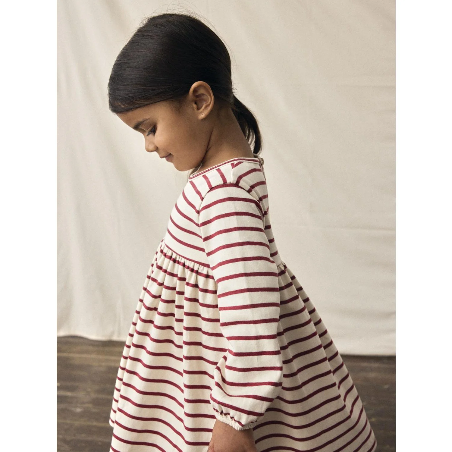 Lil'Atelier Turtledove Red Dahlia Nmflimia Ls Loose Kjole Lil - Image 3