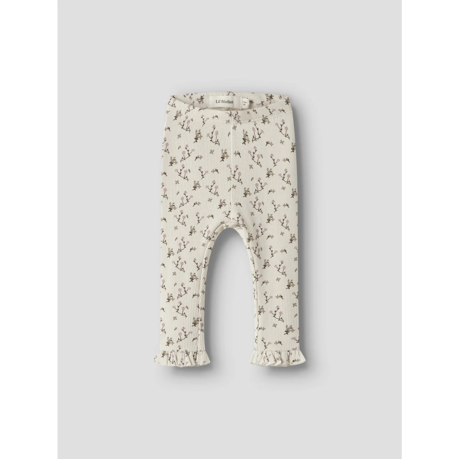 Lil'Atelier Turtledove Rose Flower Nbflago Mer Slim Leggings Lil - Image 2