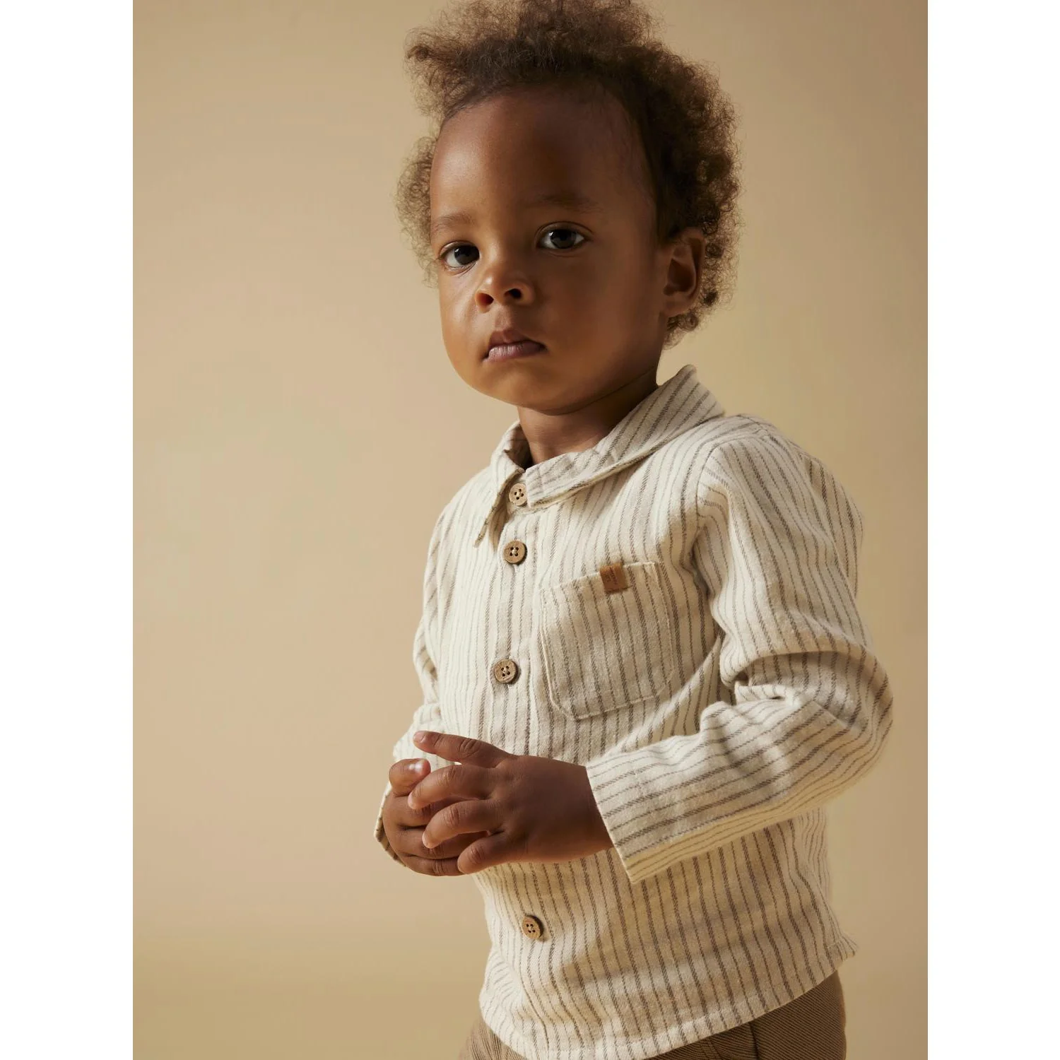 Lil'Atelier Turtledove Sepia Tint Nbmfelixo Ls Body Skjorte Lil - Image 2