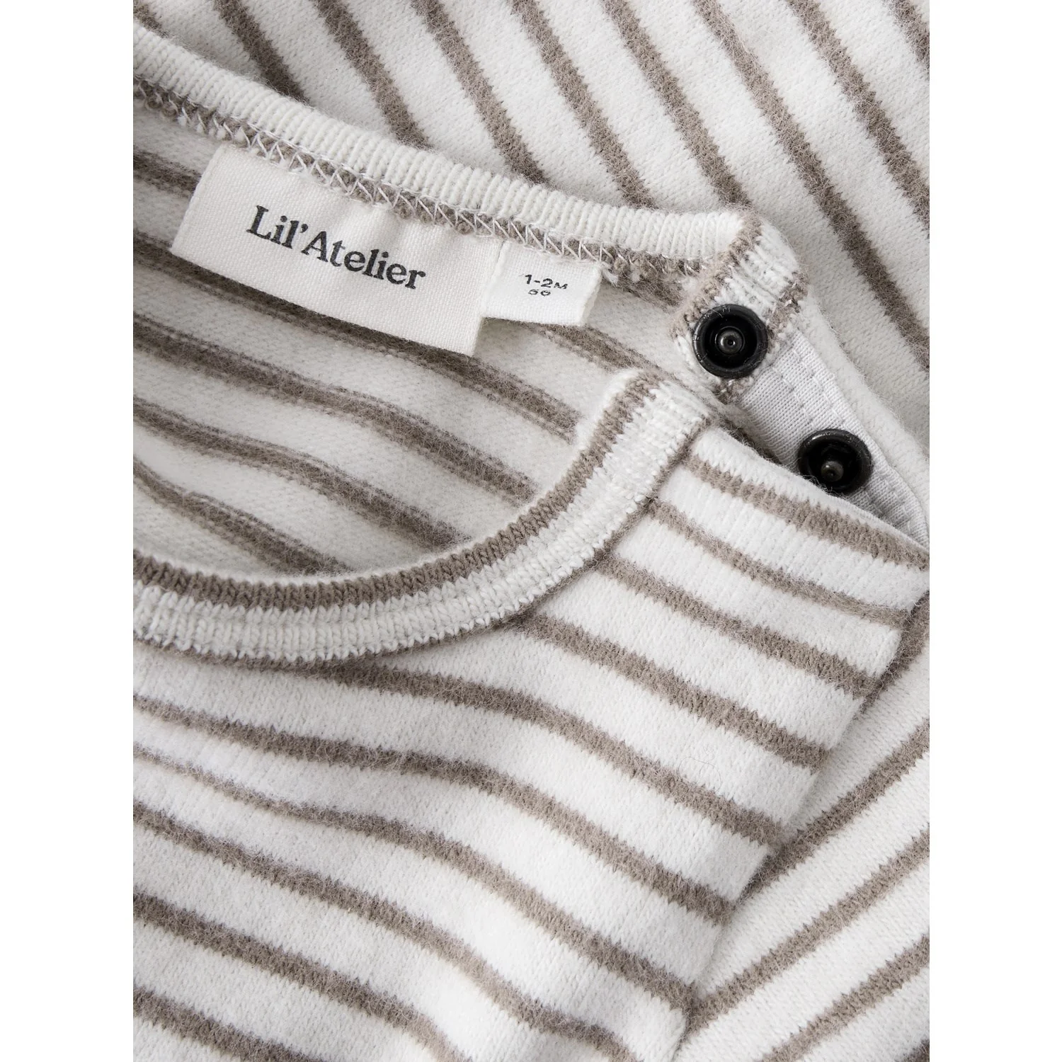 Lil'Atelier Turtledove Sepia Tint Nbmthoro Keo Ls Slim Body Lil - Image 2