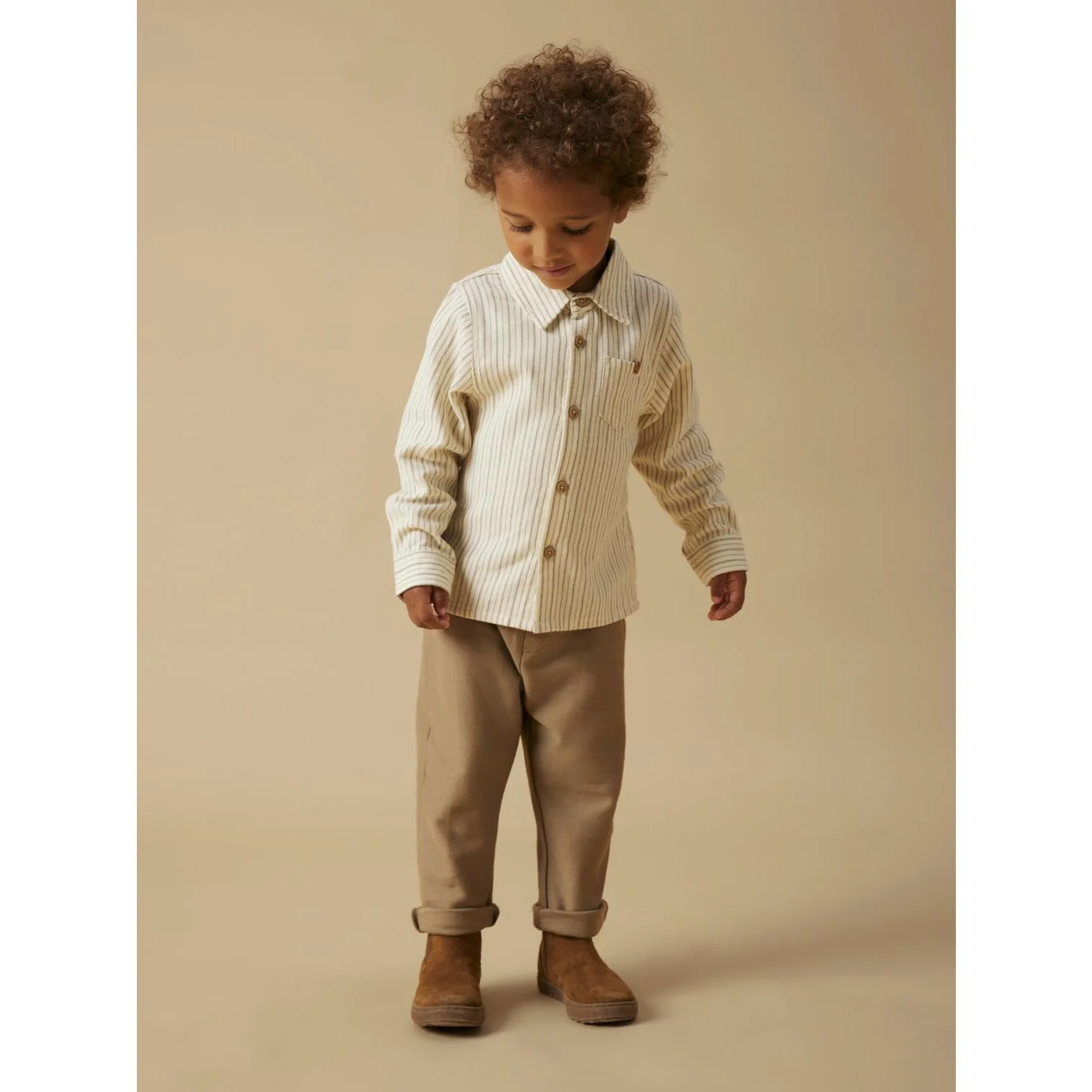 Lil'Atelier Turtledove Sepia Tint Nmmfelixo Ls Skjorte Lil - Image 2