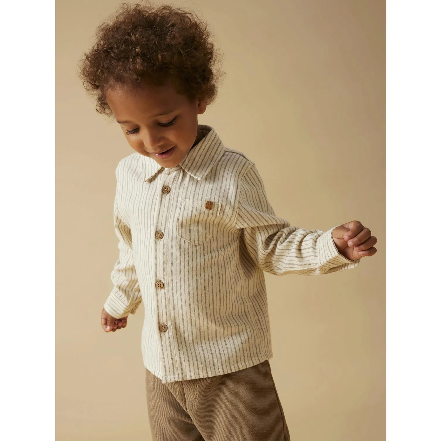 Lil'Atelier Turtledove Sepia Tint Nmmfelixo Ls Skjorte Lil - Image 3