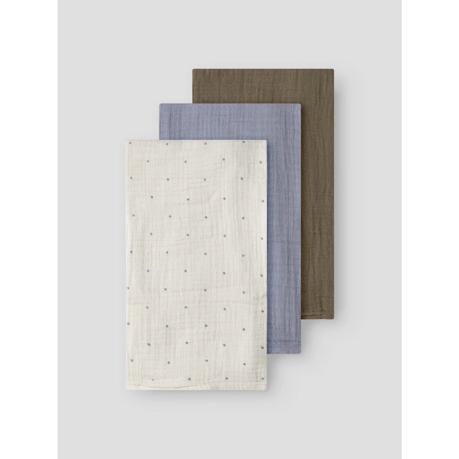 Lil'Atelier Turtledove Sepia Tint/Sleet Nbnisleys 3-Pak Stofbleer Lil Noos - Image 3