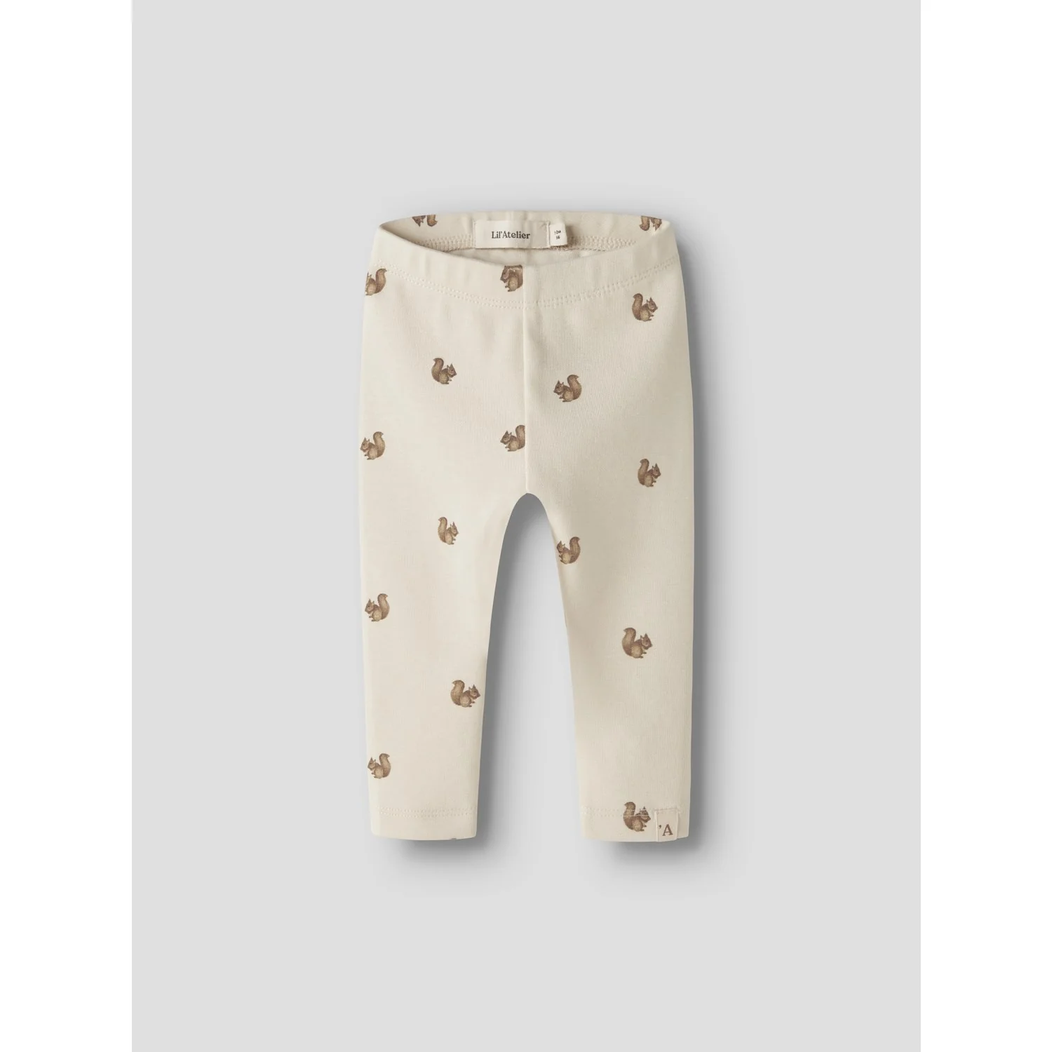 Lil'Atelier Turtledove Squirrel Nbnlayo Kim Slim Leggings Lil Noos - Image 2
