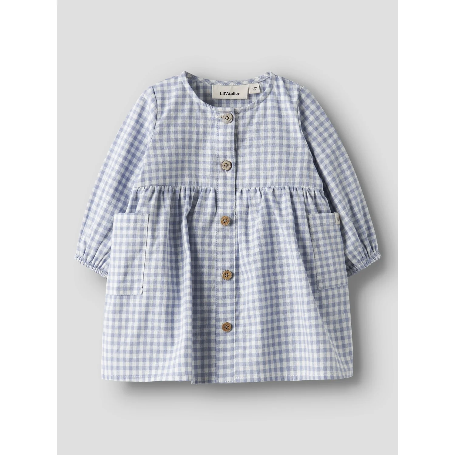 Lil'Atelier Zen Blue Nbftallula Ls Loose Body Kjole Lil - Image 3