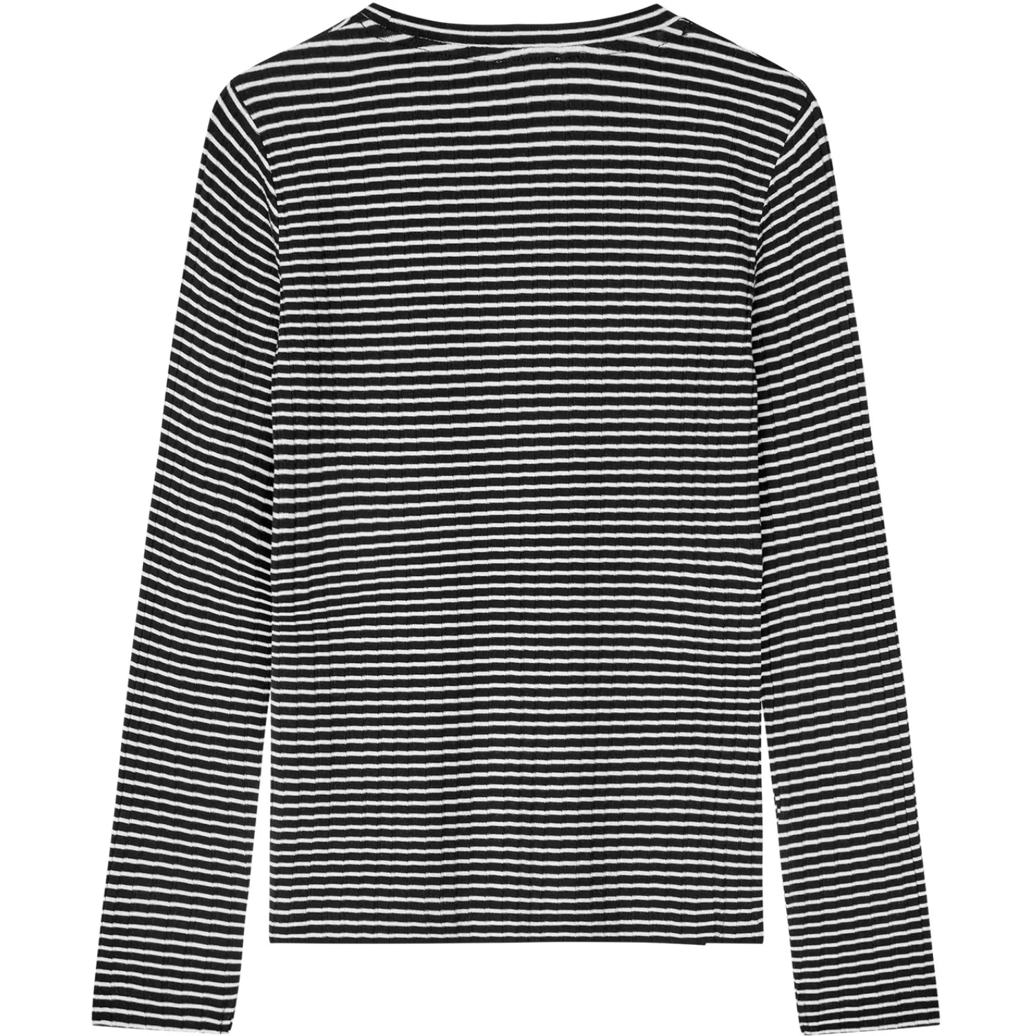Mads Nørgaard Black/Vanilla Ice 5X5 Stripe Talika Bluse - Image 3