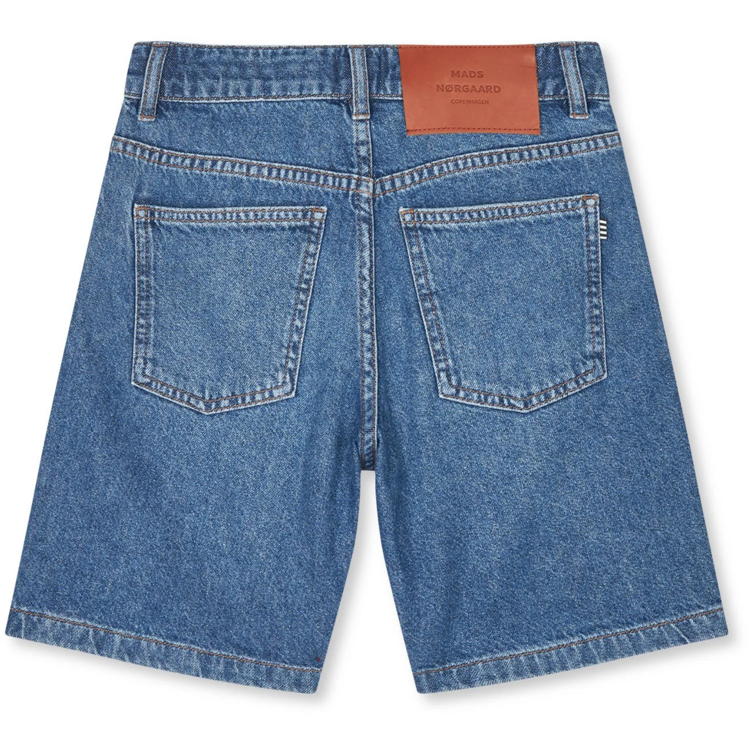Mads Nørgaard Blue Wash Hildred Blue Conner Shorts - Image 3