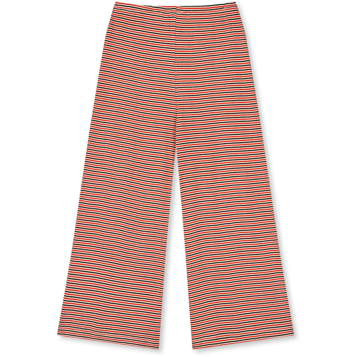 Mads Nørgaard Fiery Red/Vanilla Ice 2X2 Bomuld Stripe Verona Bukser - Image 2