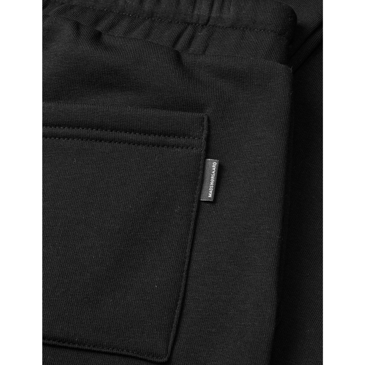 Mads Nørgaard Jet Black Mix Sweat Phil Bukser - Image 2
