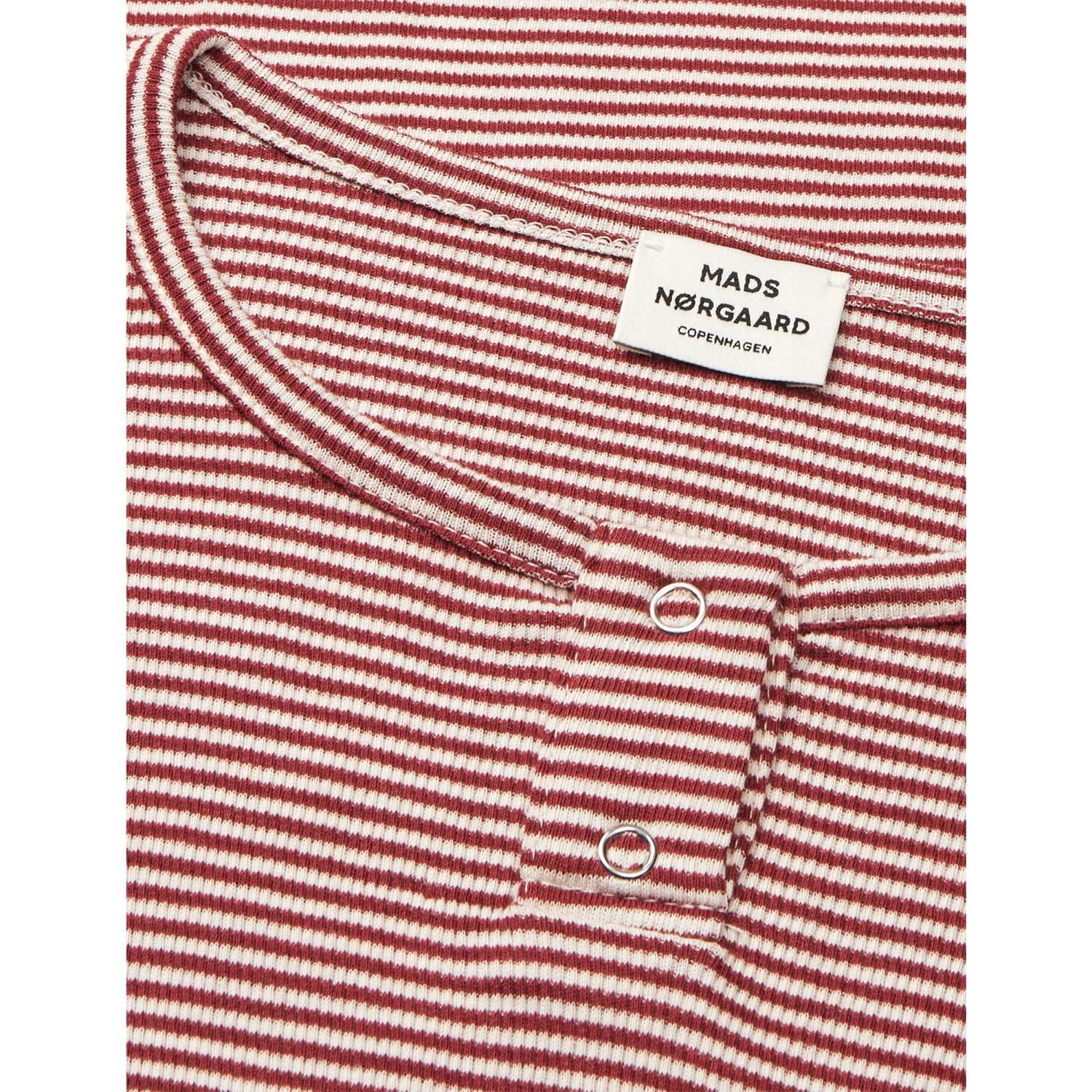 Mads Nørgaard Winery/Vanilla Ice 2X2 Bomuld Stripe Tala Tee Ls - Image 2