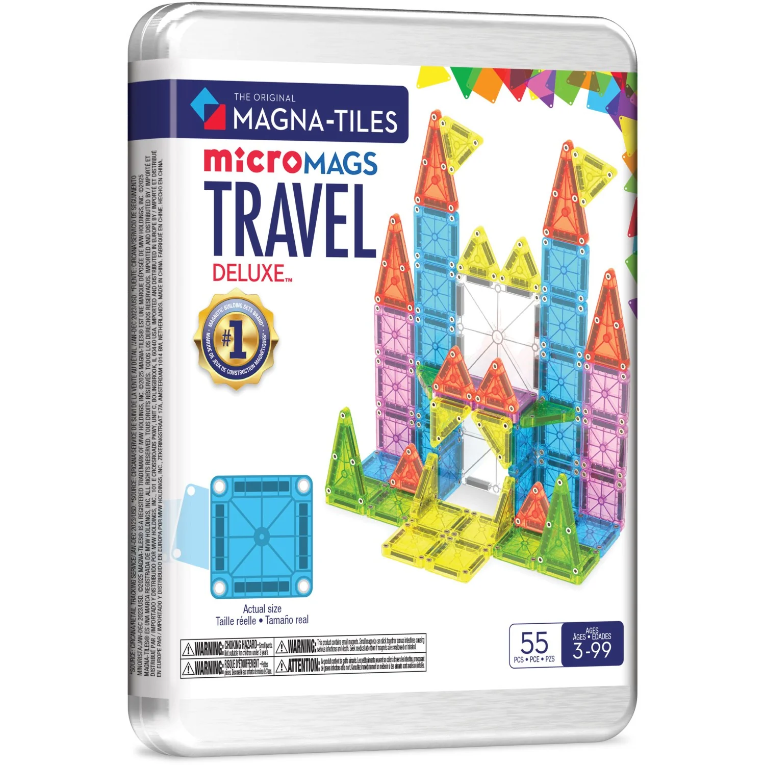 Magna-Tiles® Deluxe Travel Sæt 55 Pcs(CDU) - Image 13