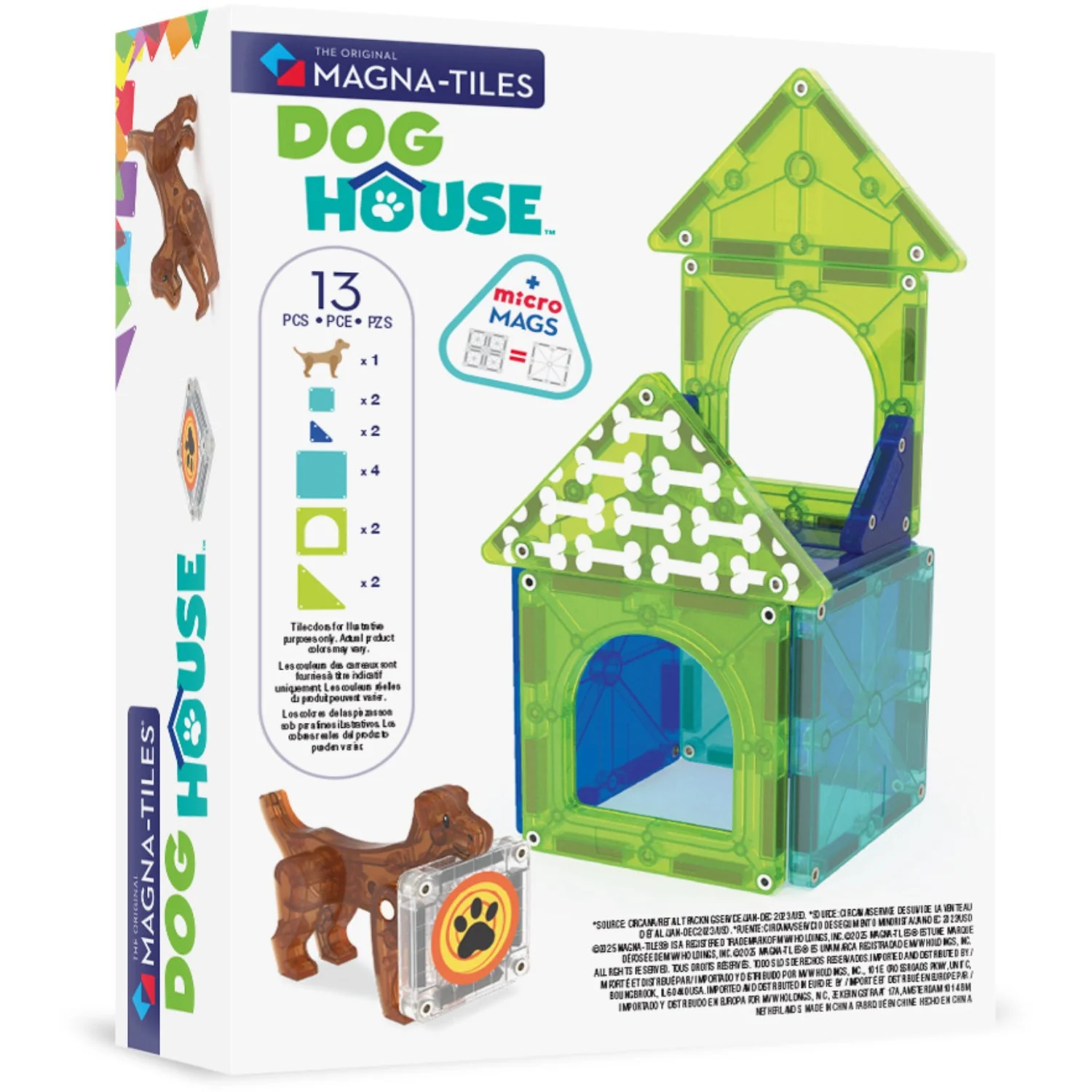 Magna-Tiles® Dog House 13 Pcs - Image 15