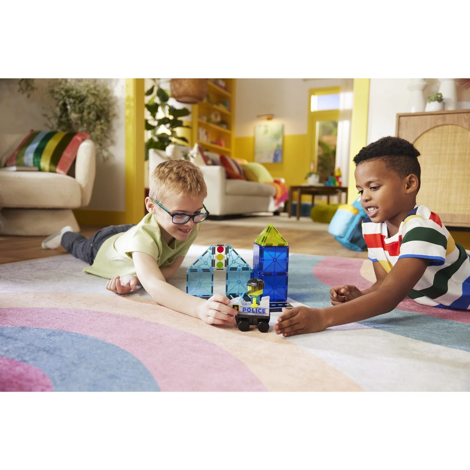 Magna-Tiles® Police Patrol 20 Pcs - Image 2