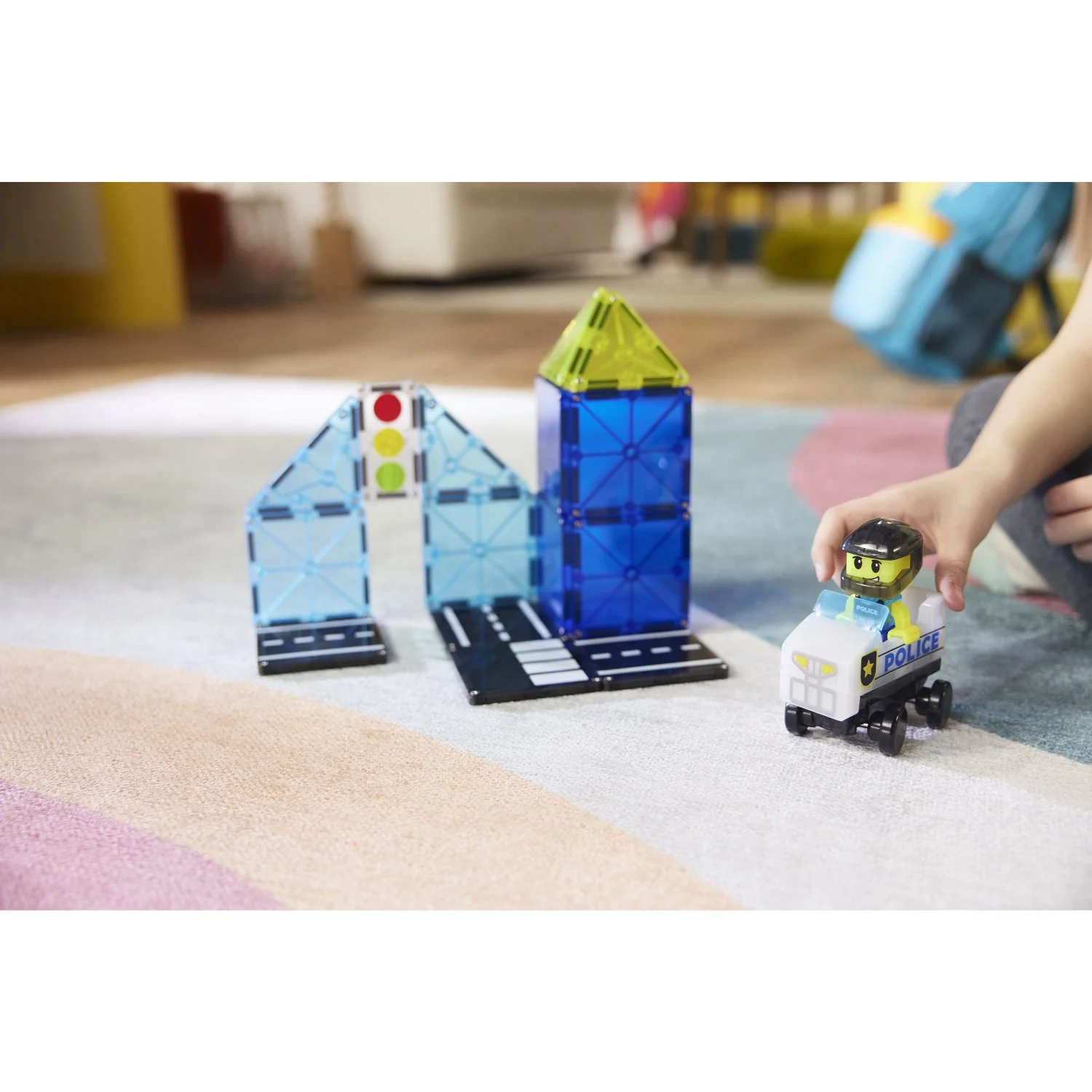 Magna-Tiles® Police Patrol 20 Pcs - Image 5