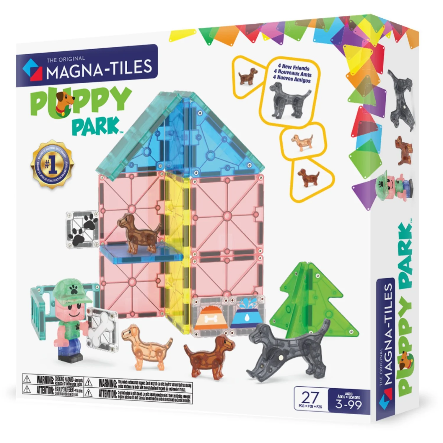Magna-Tiles® Puppy Park 27 Pcs - Image 15