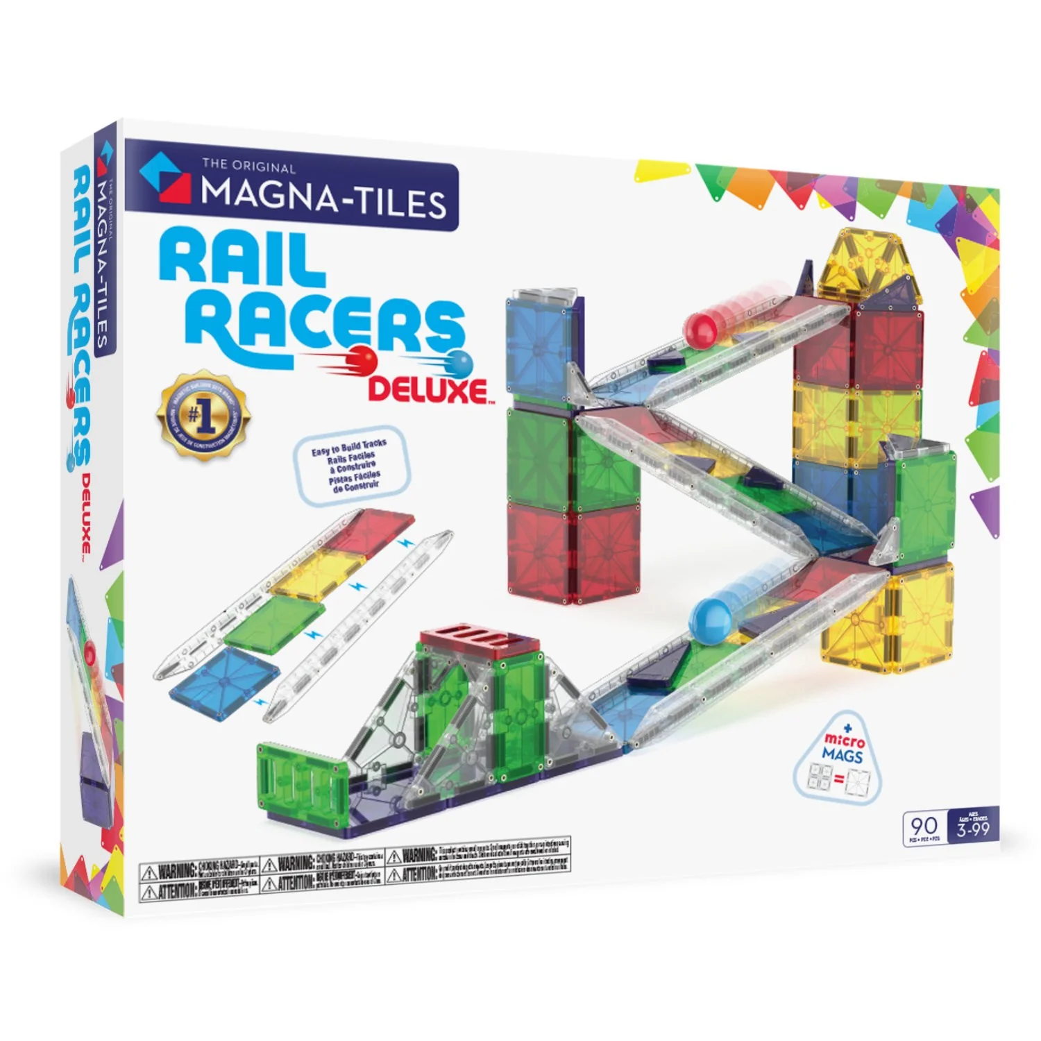 Magna-Tiles® Rail Racer 90 Pcs - Image 16