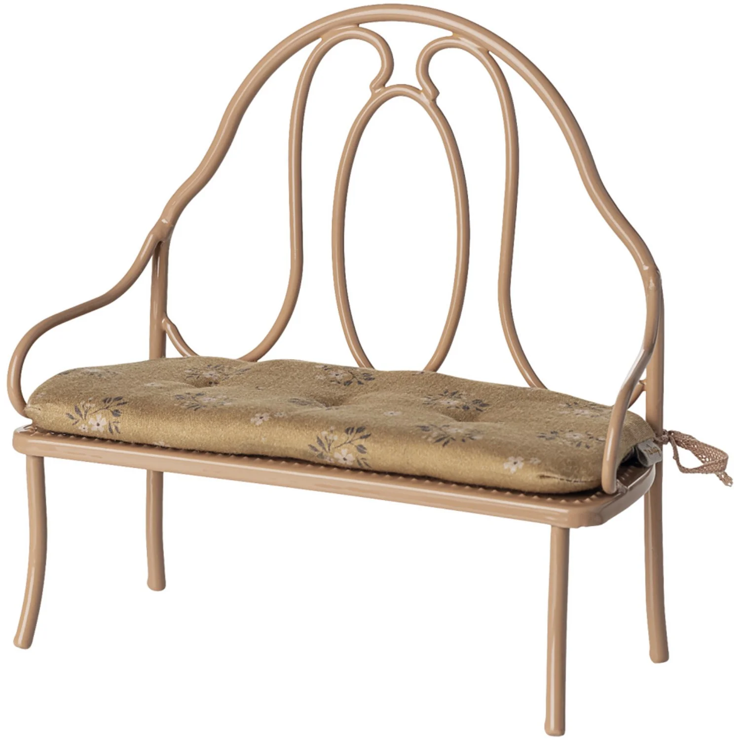 Maileg Vintagebænk, Mini - Mørk Pudder - Image 3