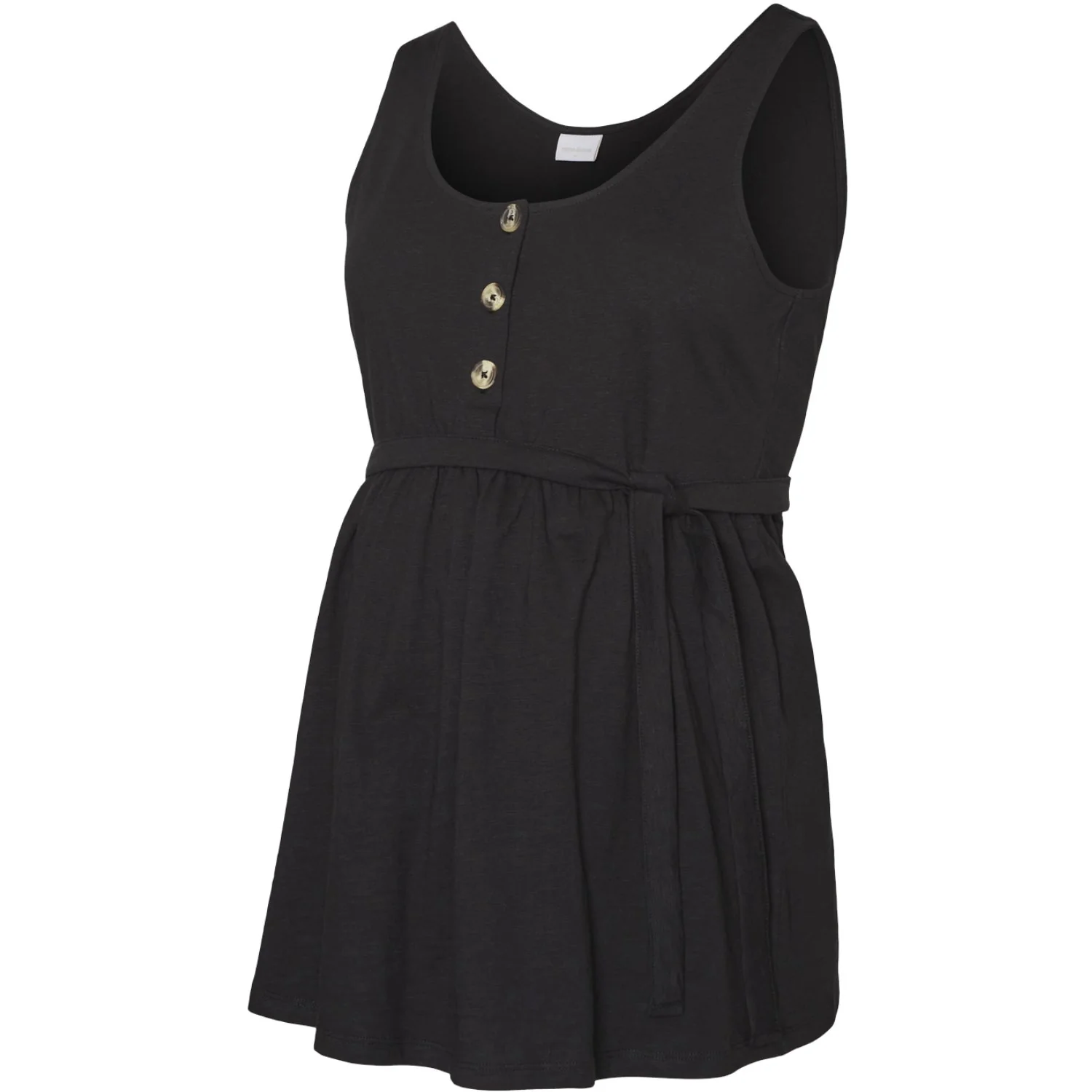 Mama;licious Black Mlevi Lia Sl Jrs Top 2F Noos