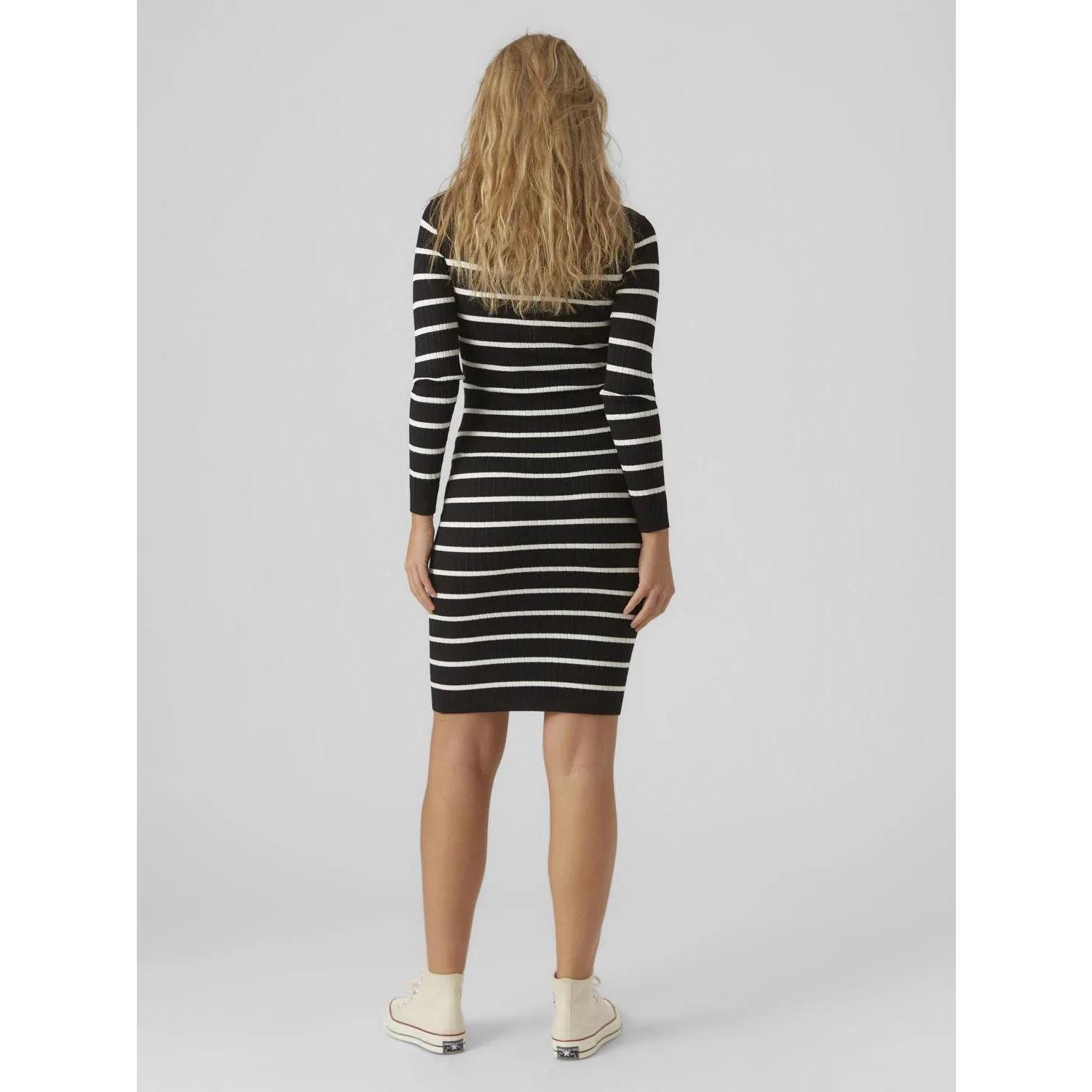 Mama;licious Black Snow White Mlnewsiv June Ls Uk Strik Kjole 2F A Noos - Image 9