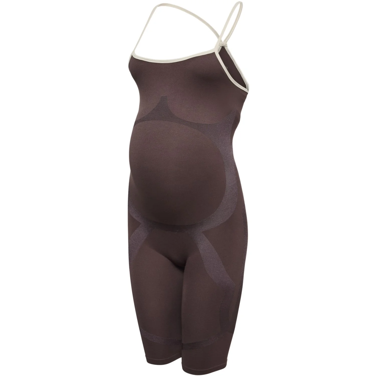 Mama;licious Hot Fudge Birch Detail Mlpaulette Farve Strop Playsuit - Image 2