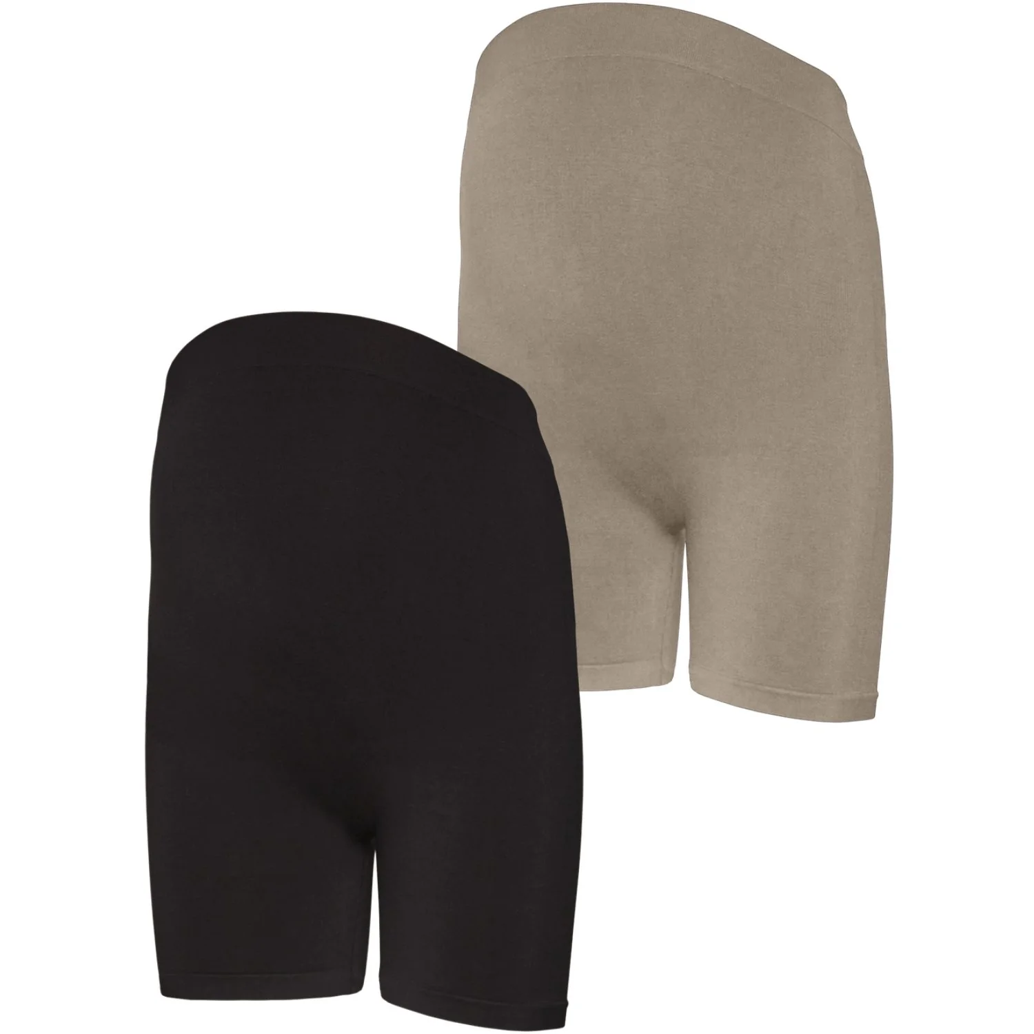 Mama;licious Silver Mink Black Mlamiya New Hotpants 2-Pak Noos