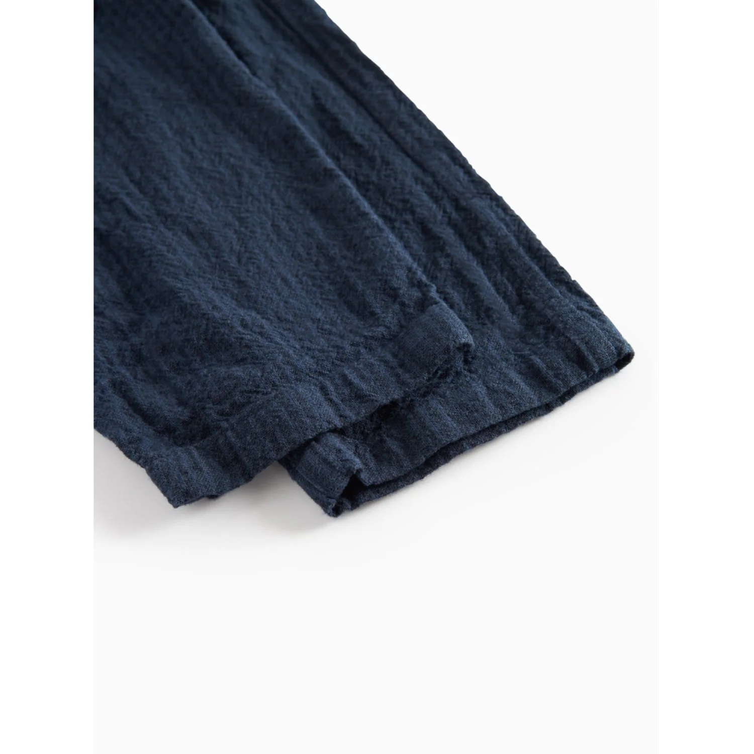 MarMar Chambray Dark Blue Stripe Panto Bukser - Image 4