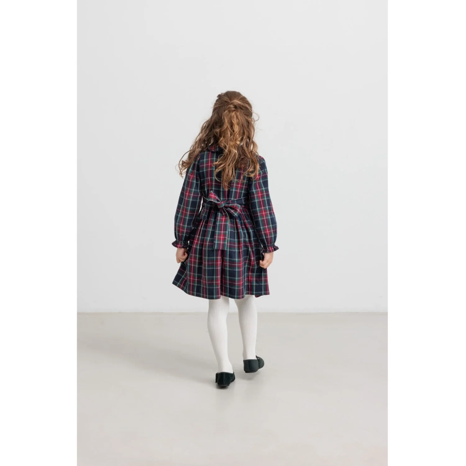 MarMar Check Pilot Navy Check Delice Kjole - Image 2